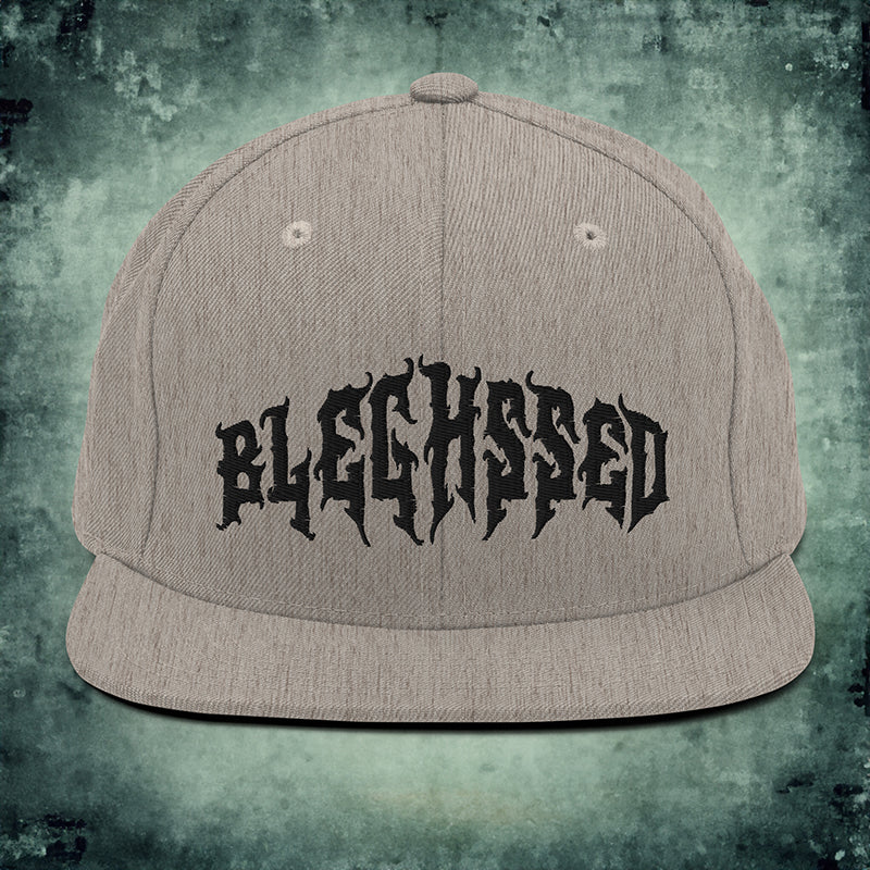 Bleghssed Snapback Hat For Metalheads