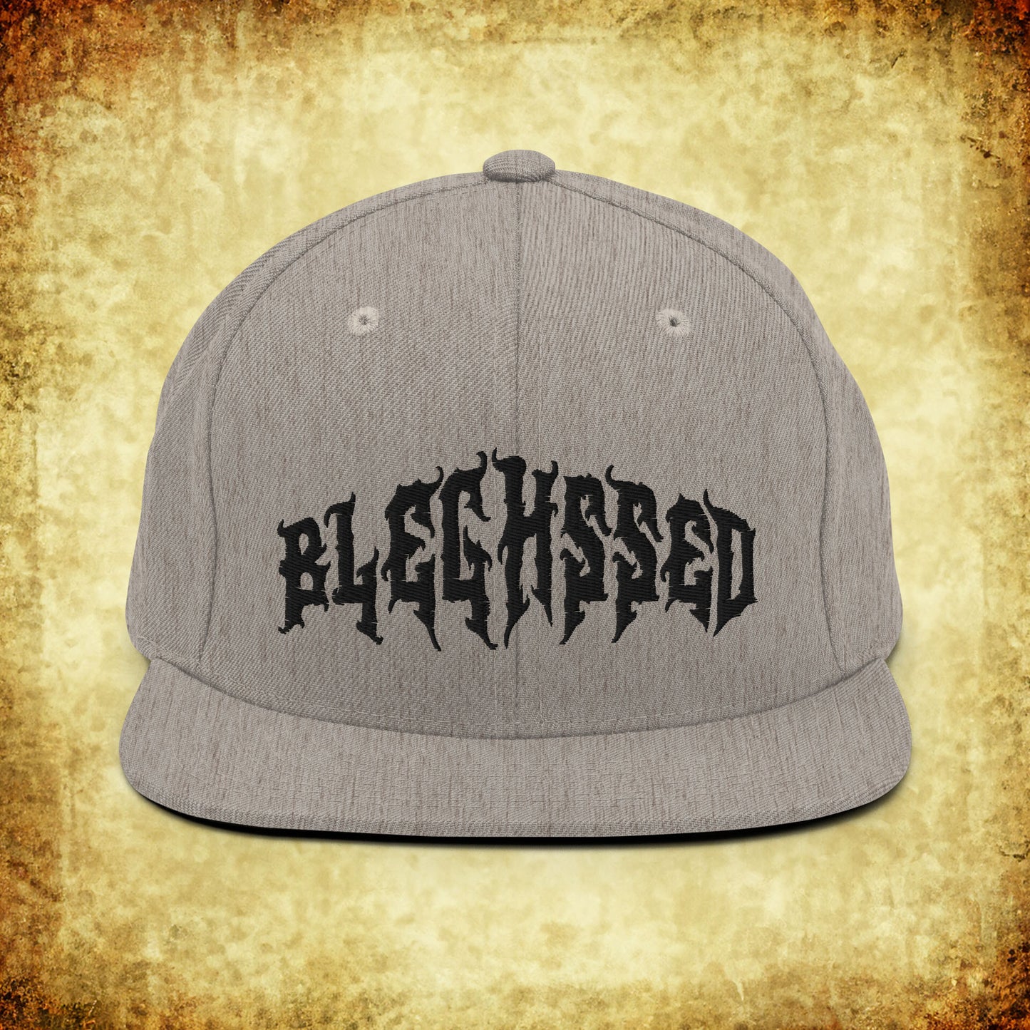 Bleghssed Heather Snapback Hat