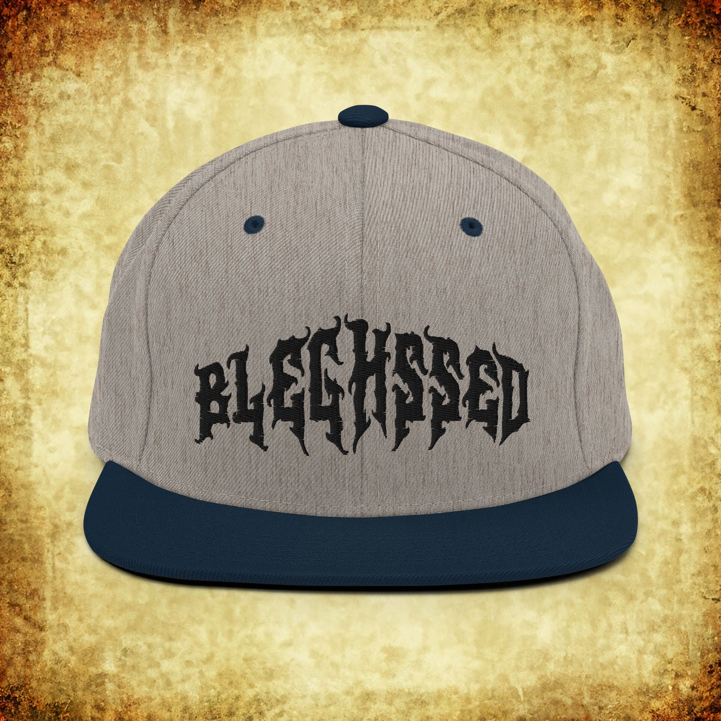 Bleghssed Heather Snapback Hat