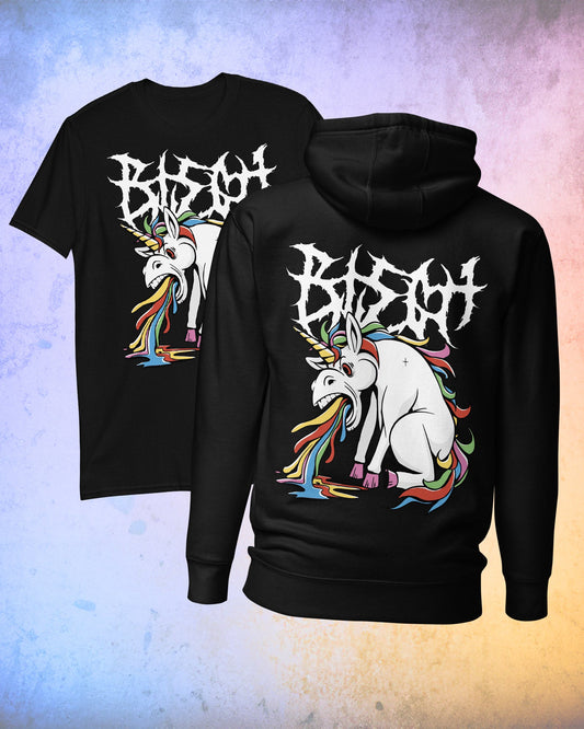 Blegh Unicorn Vomit Hoodie/T-Shirt - Blegh Hats