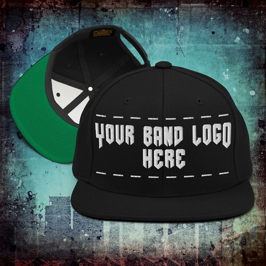 Custom Logo Snapback Hat - Blegh Hats