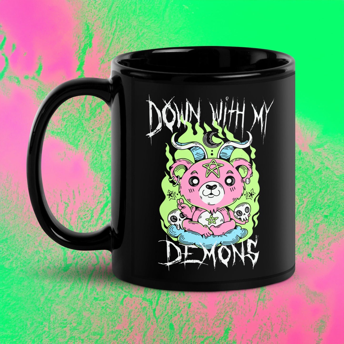 Down With My Demons Mug - Blegh Hats