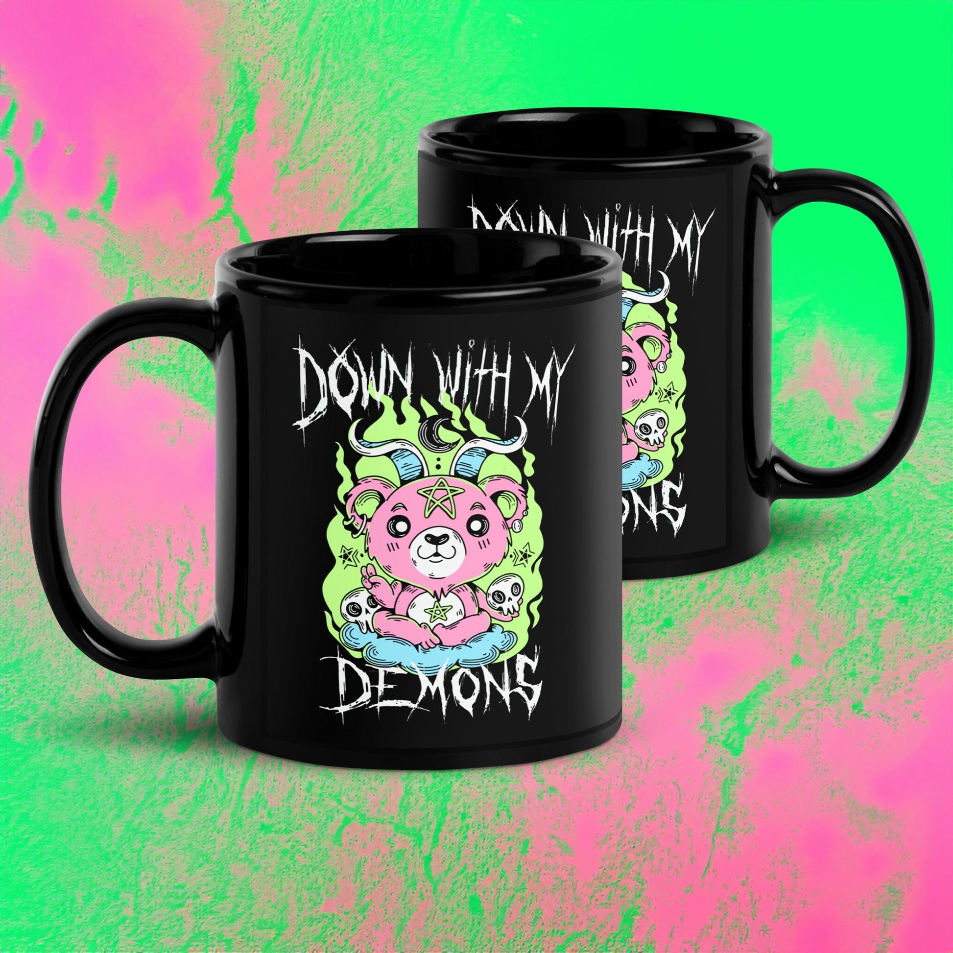 Down With My Demons Mug - Blegh Hats