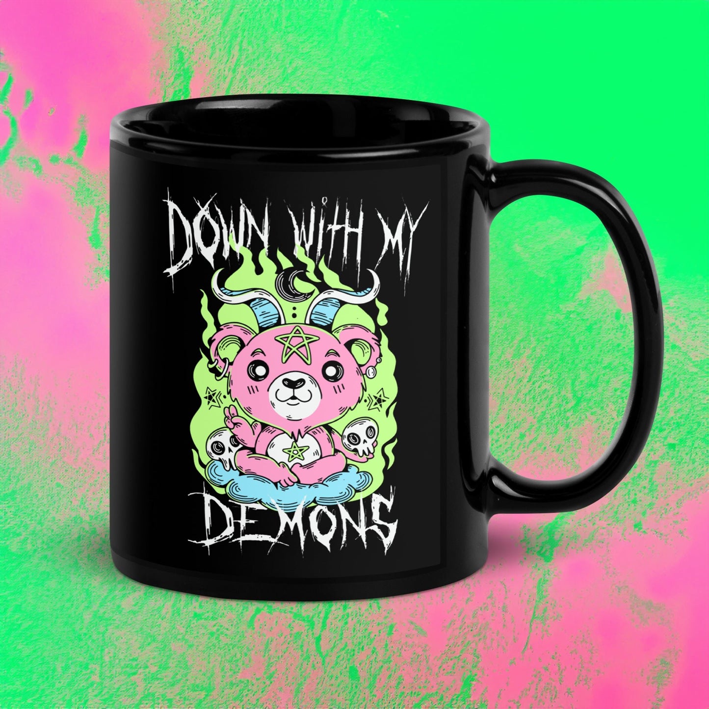 Down With My Demons Mug - Blegh Hats