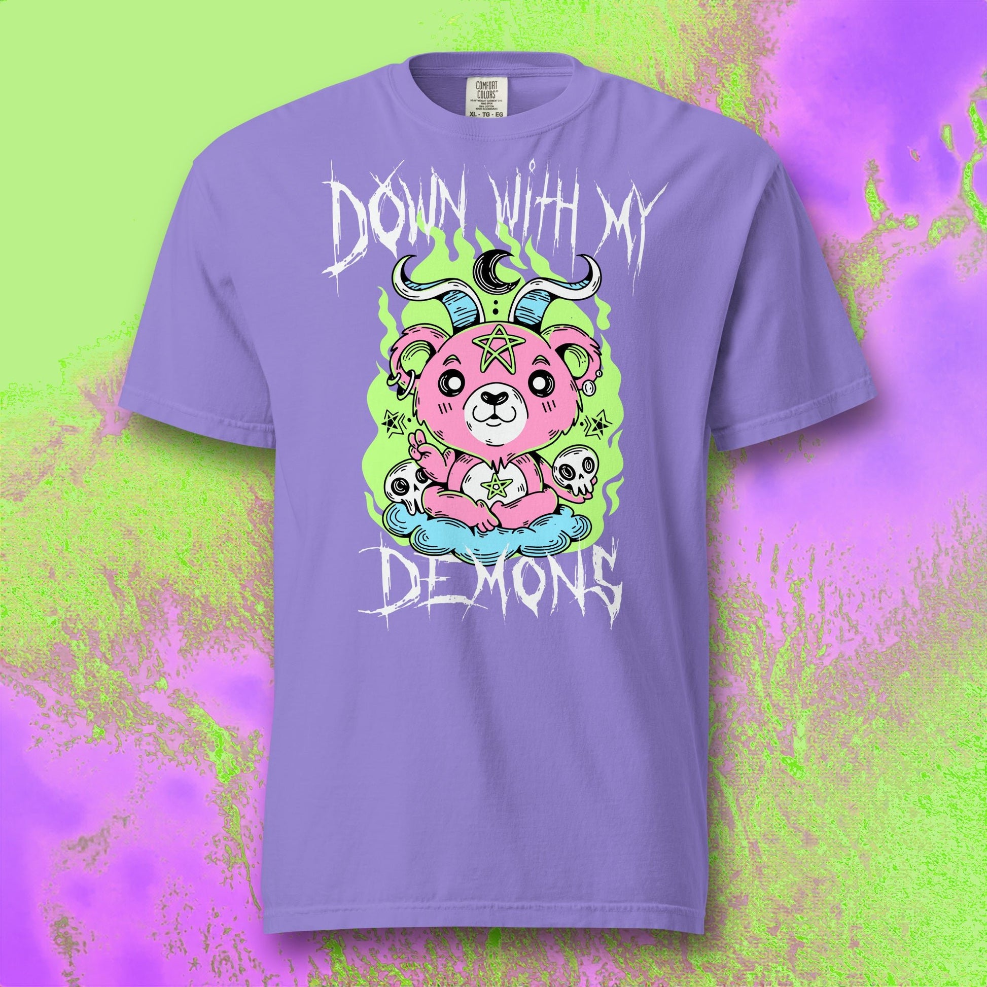 Down With My Demons T - Shirt - Blegh Hats