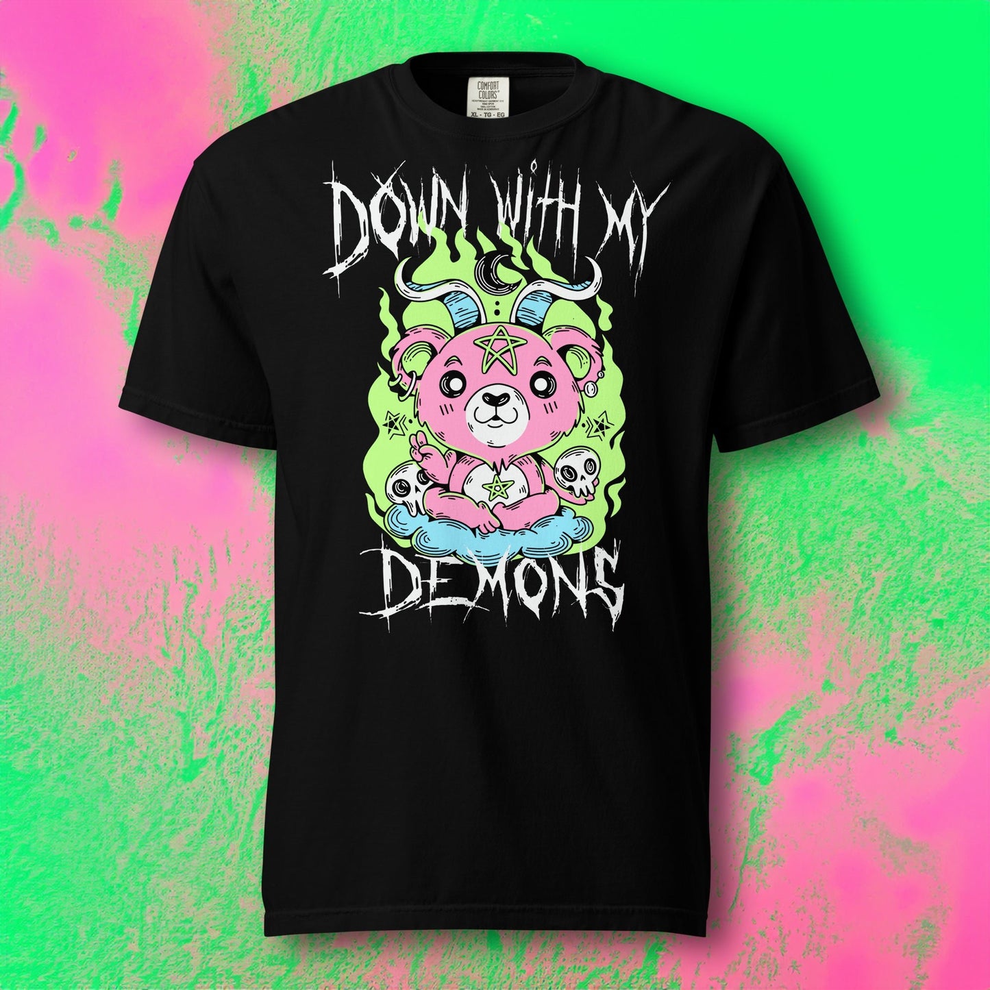 Down With My Demons T - Shirt - Blegh Hats