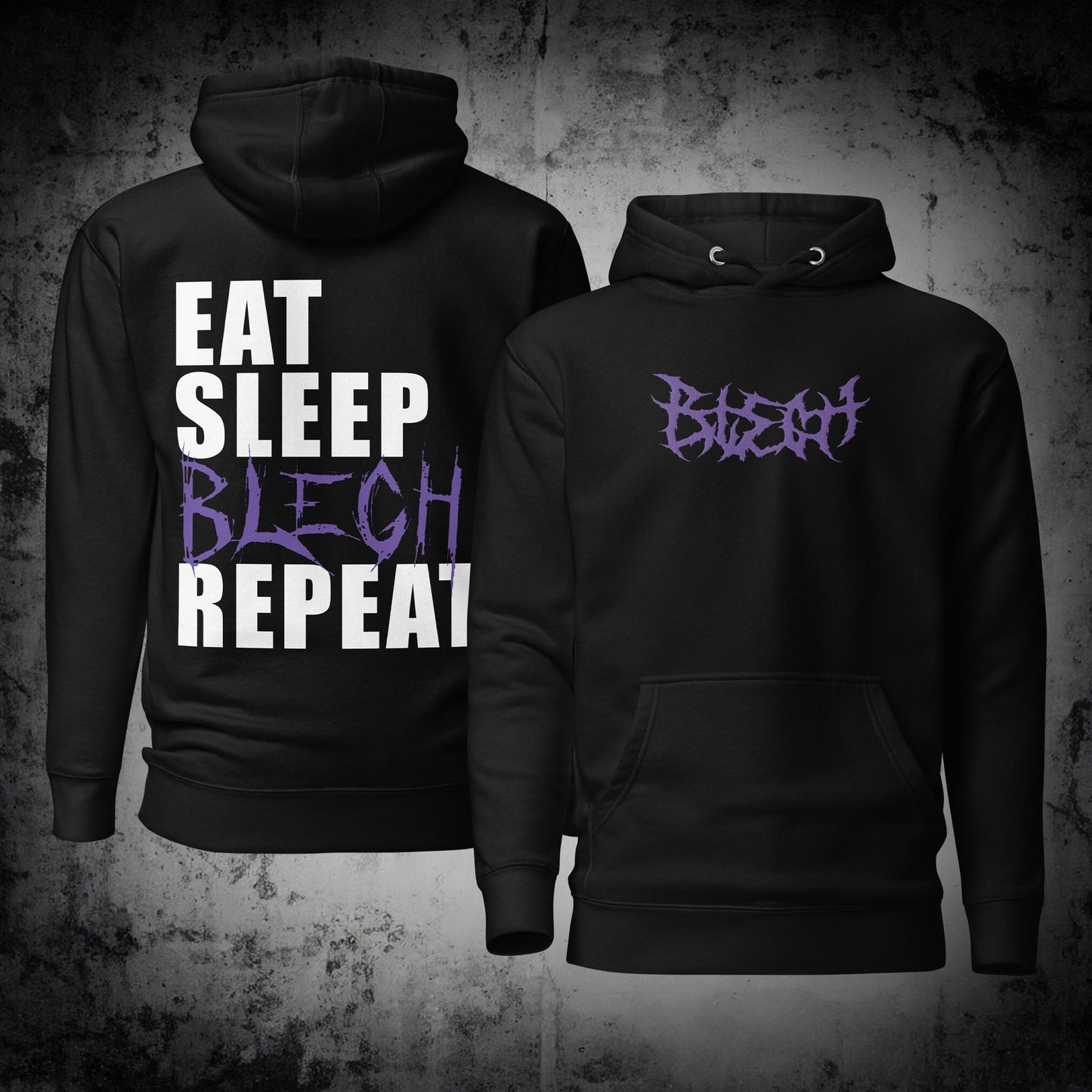 Eat Sleep Blegh Premium Hoodie - Blegh Hats