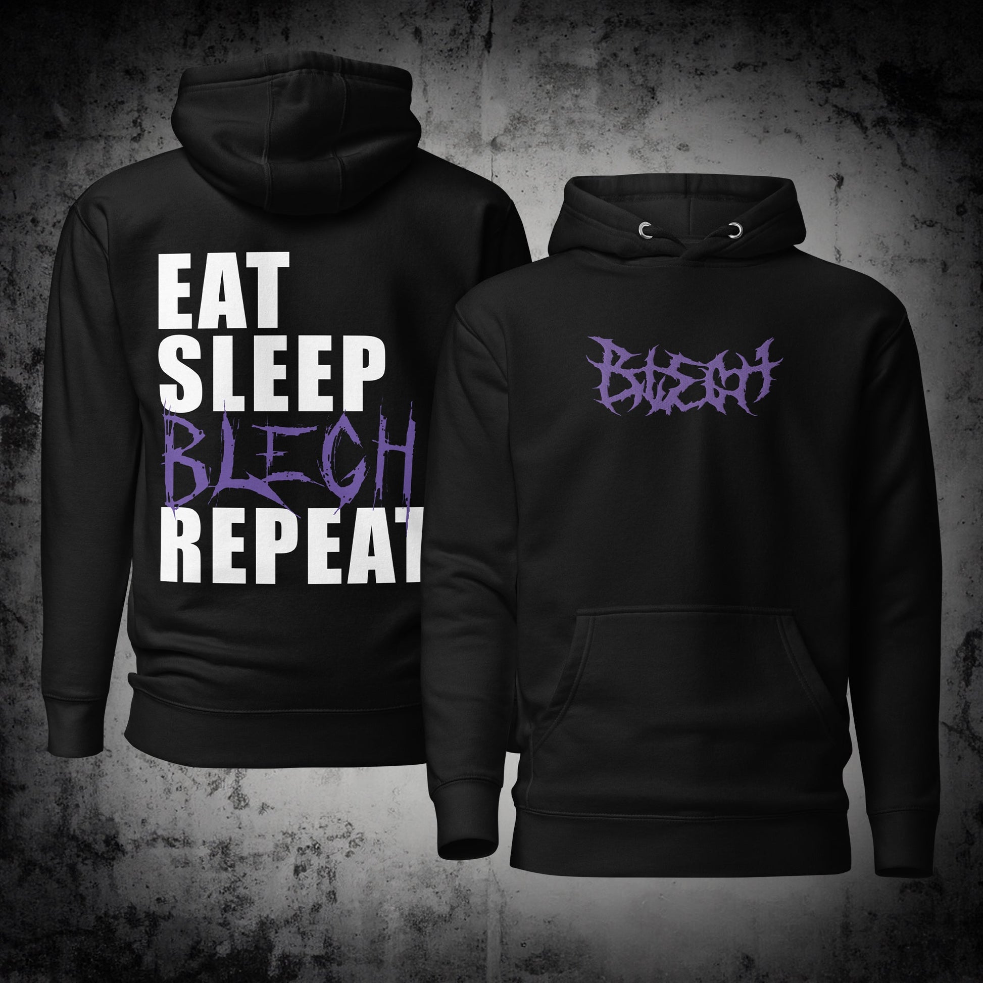 Eat Sleep Blegh Premium Hoodie - Blegh Hats