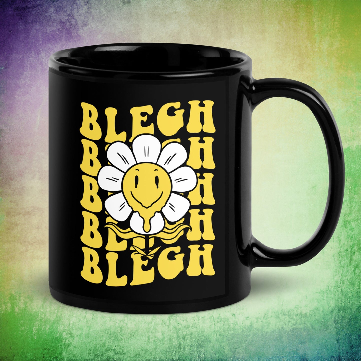 Groovy Daisy Blegh Mug - Blegh Hats