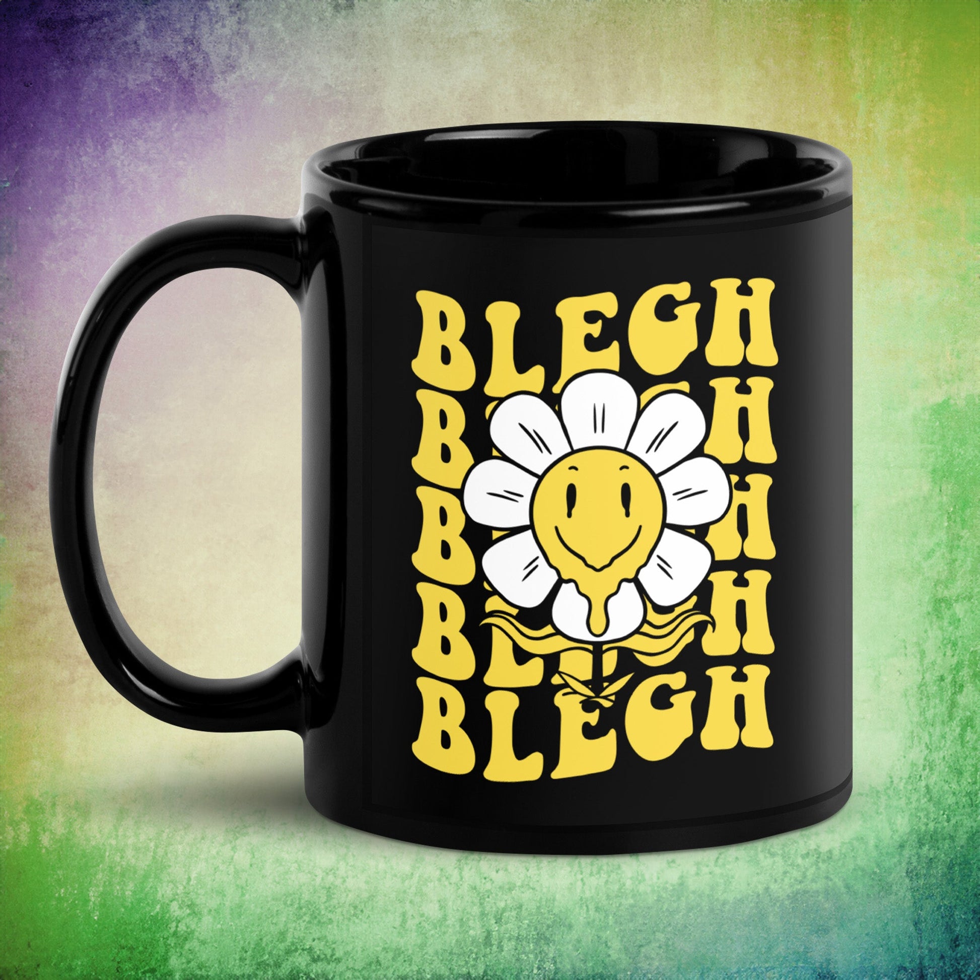 Groovy Daisy Blegh Mug - Blegh Hats