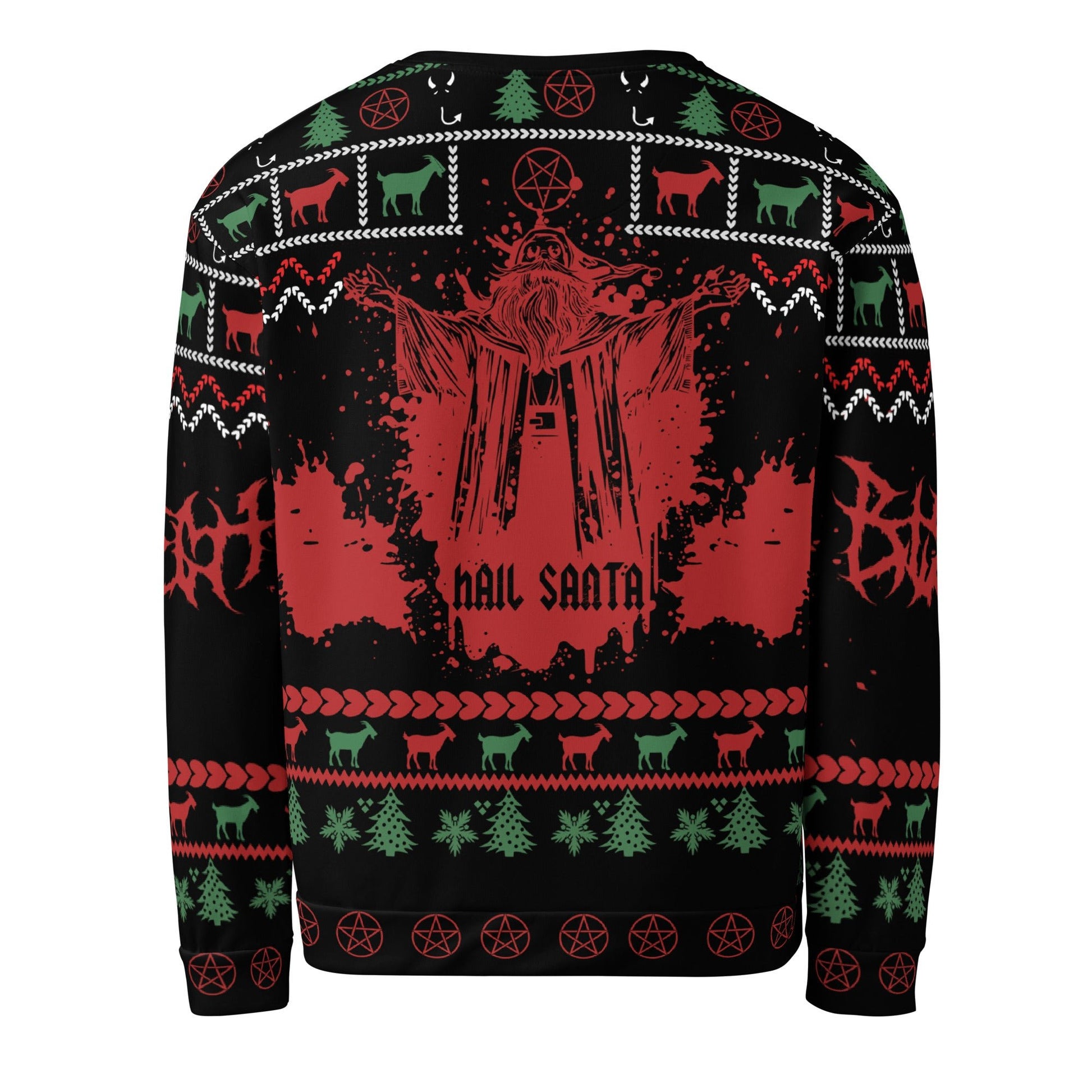 Hail Santa Ugly Christmas Sweater - Blegh Hats