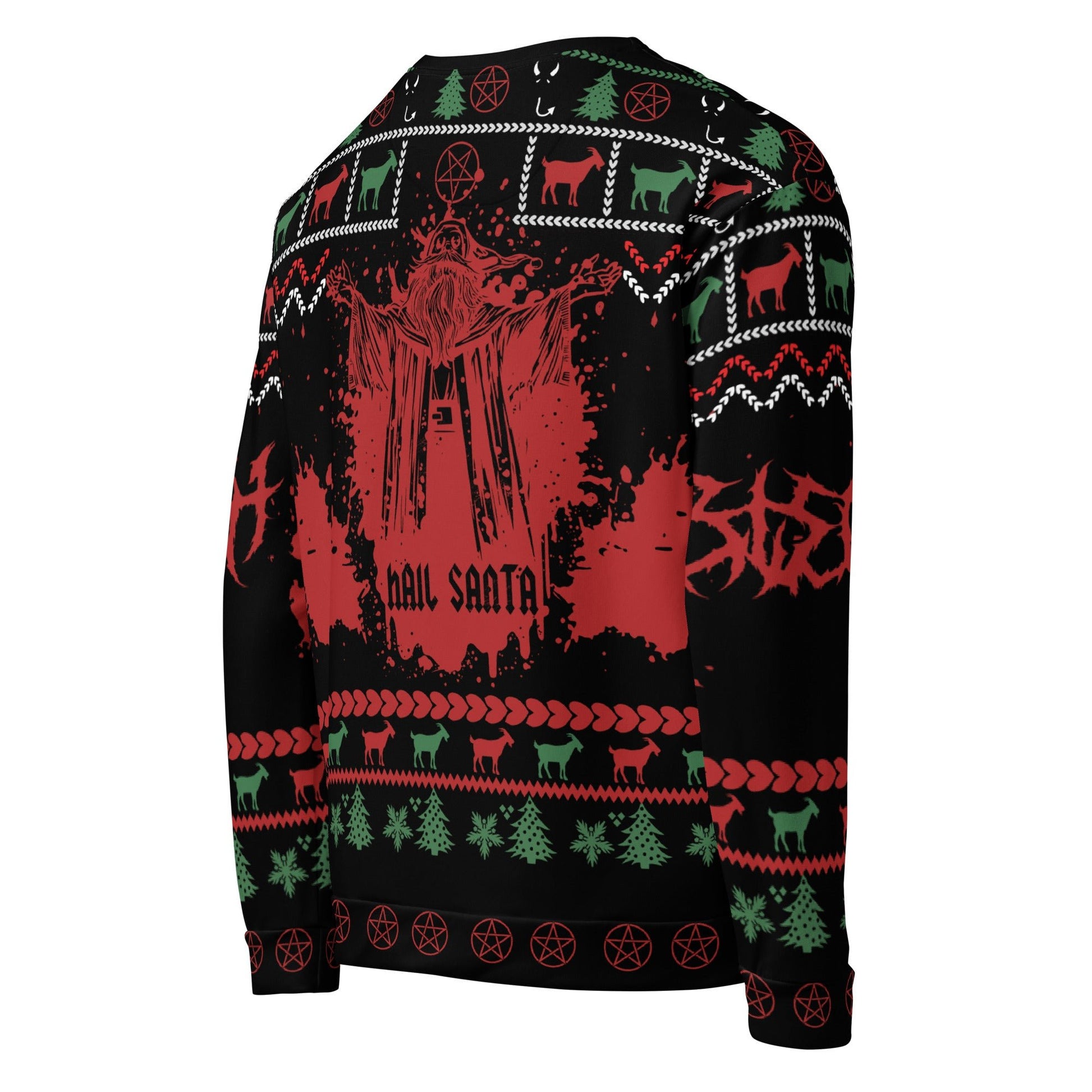 Hail Santa Ugly Christmas Sweater - Blegh Hats