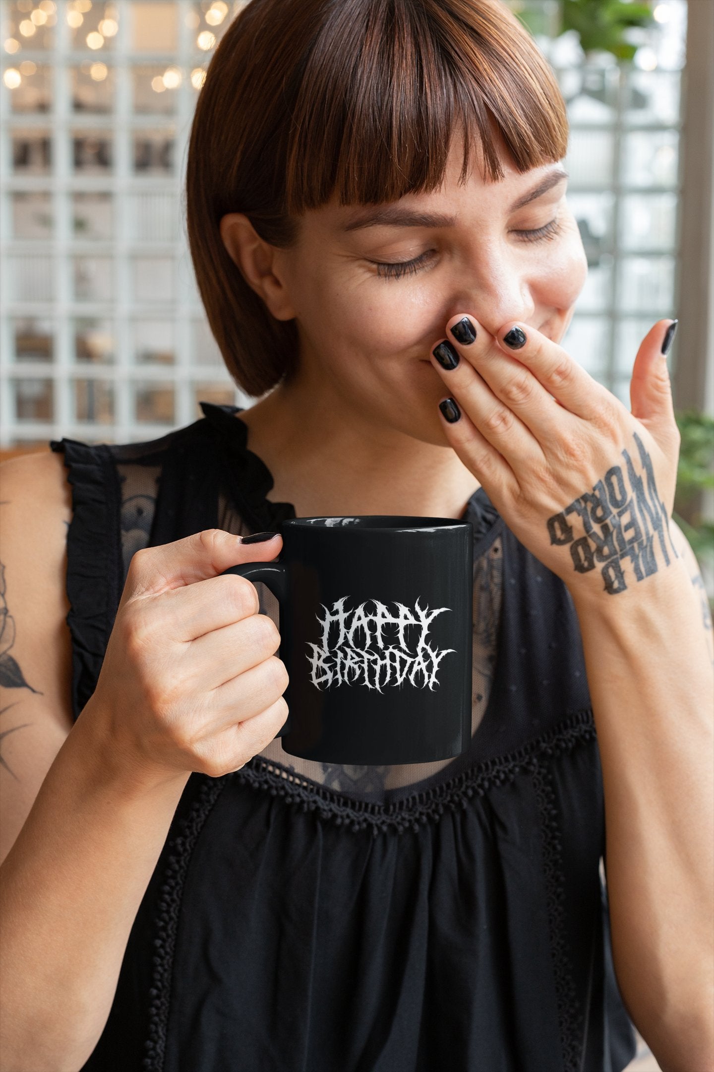 Happy Birthday Metalhead Coffee Mug - Blegh Hats