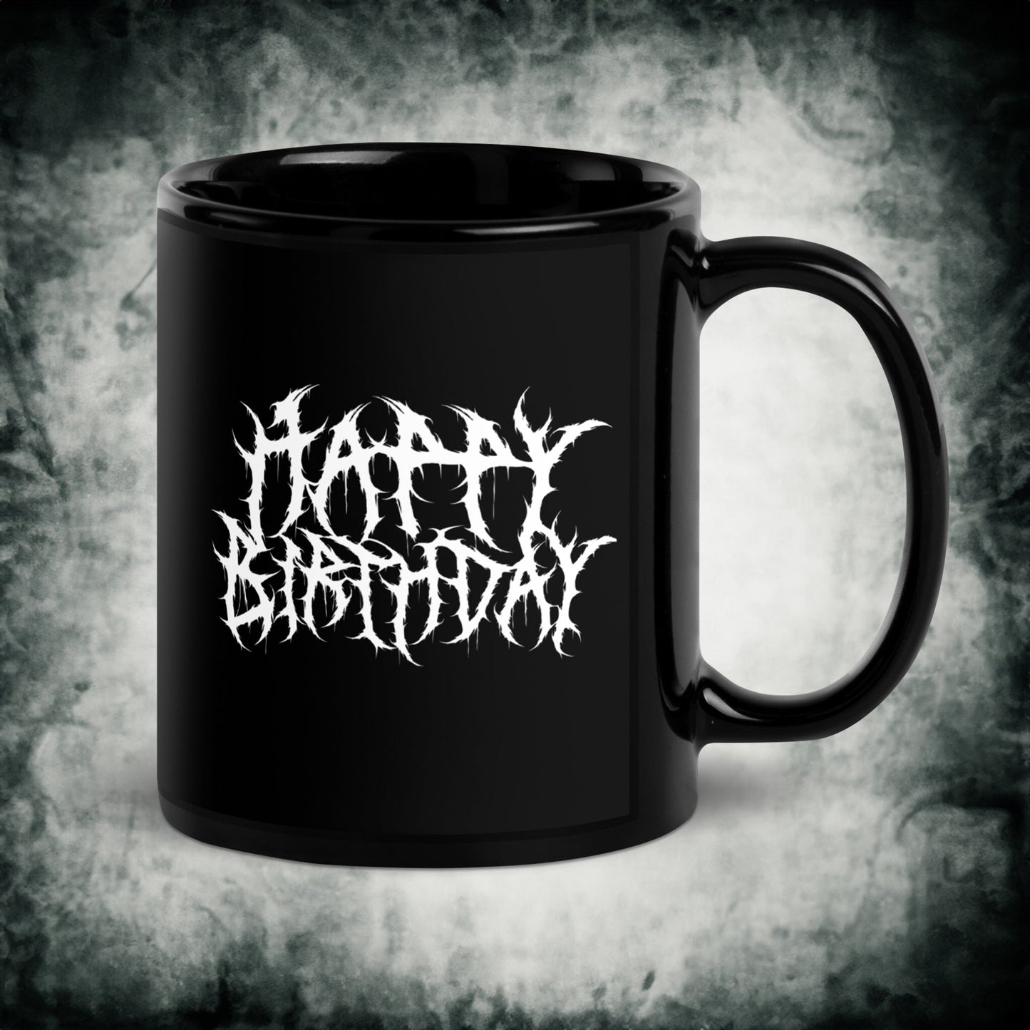 Happy Birthday Metalhead Coffee Mug - Blegh Hats