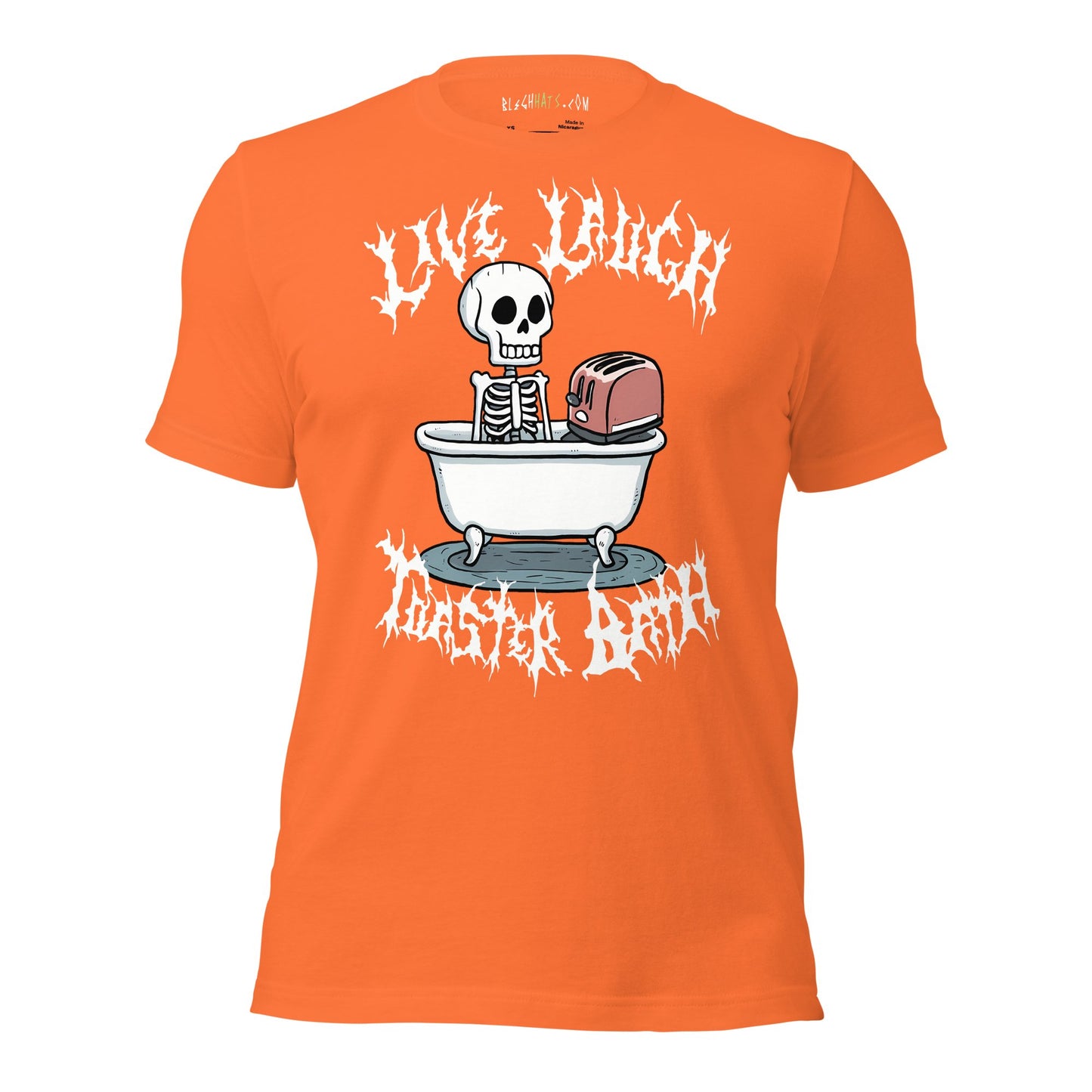 Live Laugh Toaster Bath T - Shirt - Blegh Hats