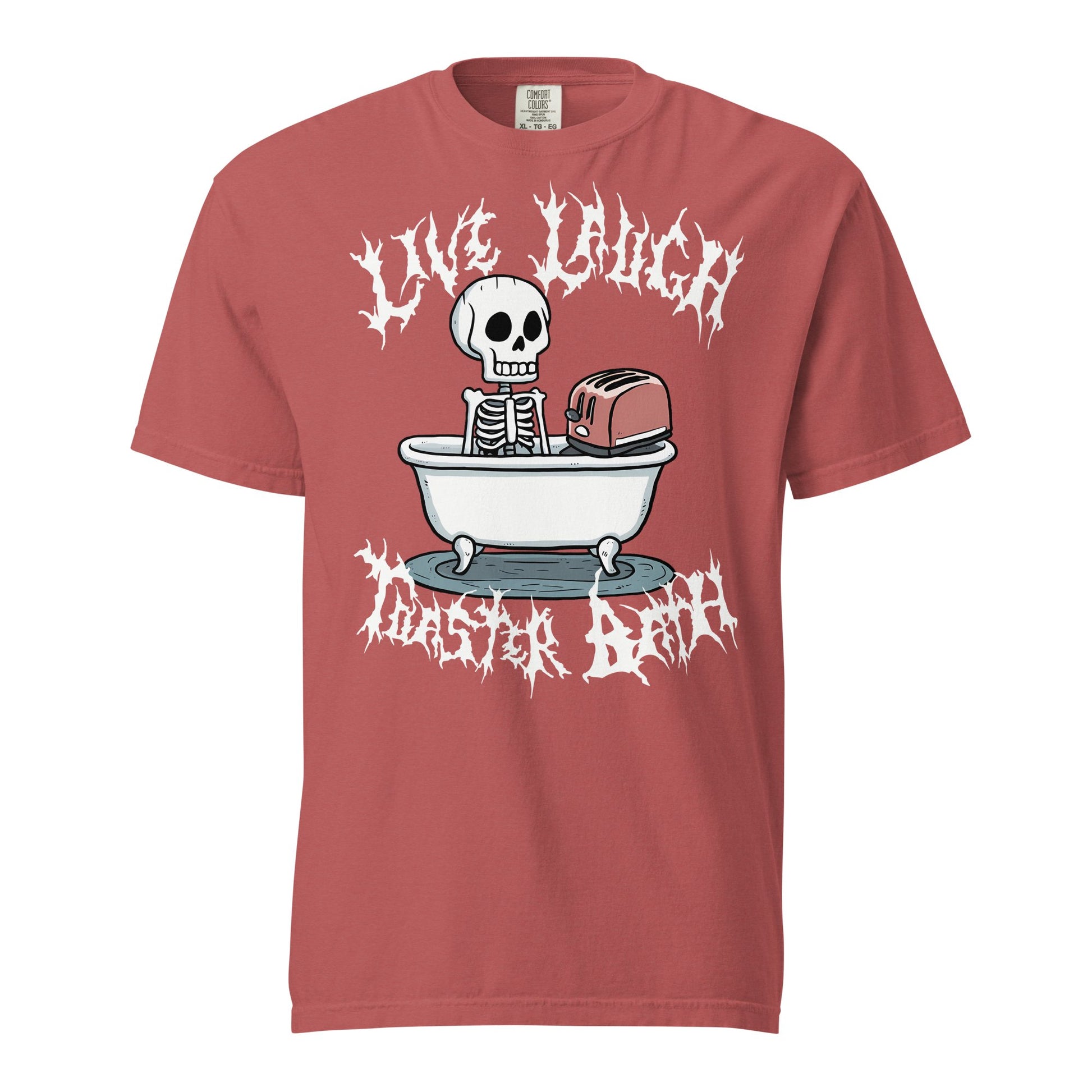 Live Laugh Toaster Bath T - Shirt - Blegh Hats