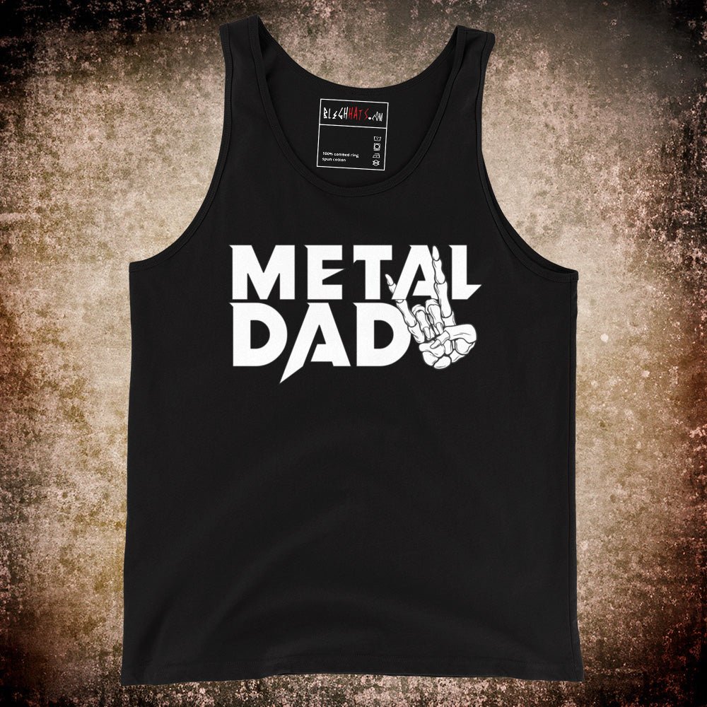 Metal Dad T-Shirt/Hoodie/Tank Top - Blegh Hats