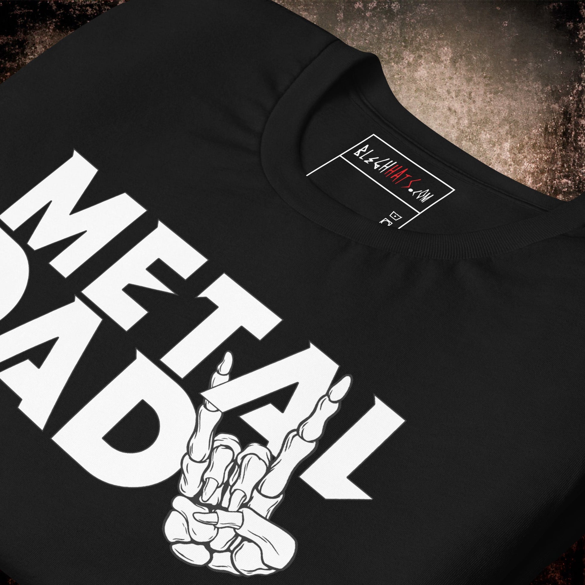 Metal Dad T-Shirt/Hoodie/Tank Top - Blegh Hats