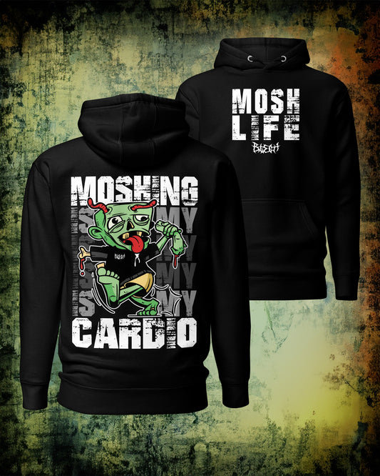 Moshing Is My Cardio Hoodie - Blegh Hats