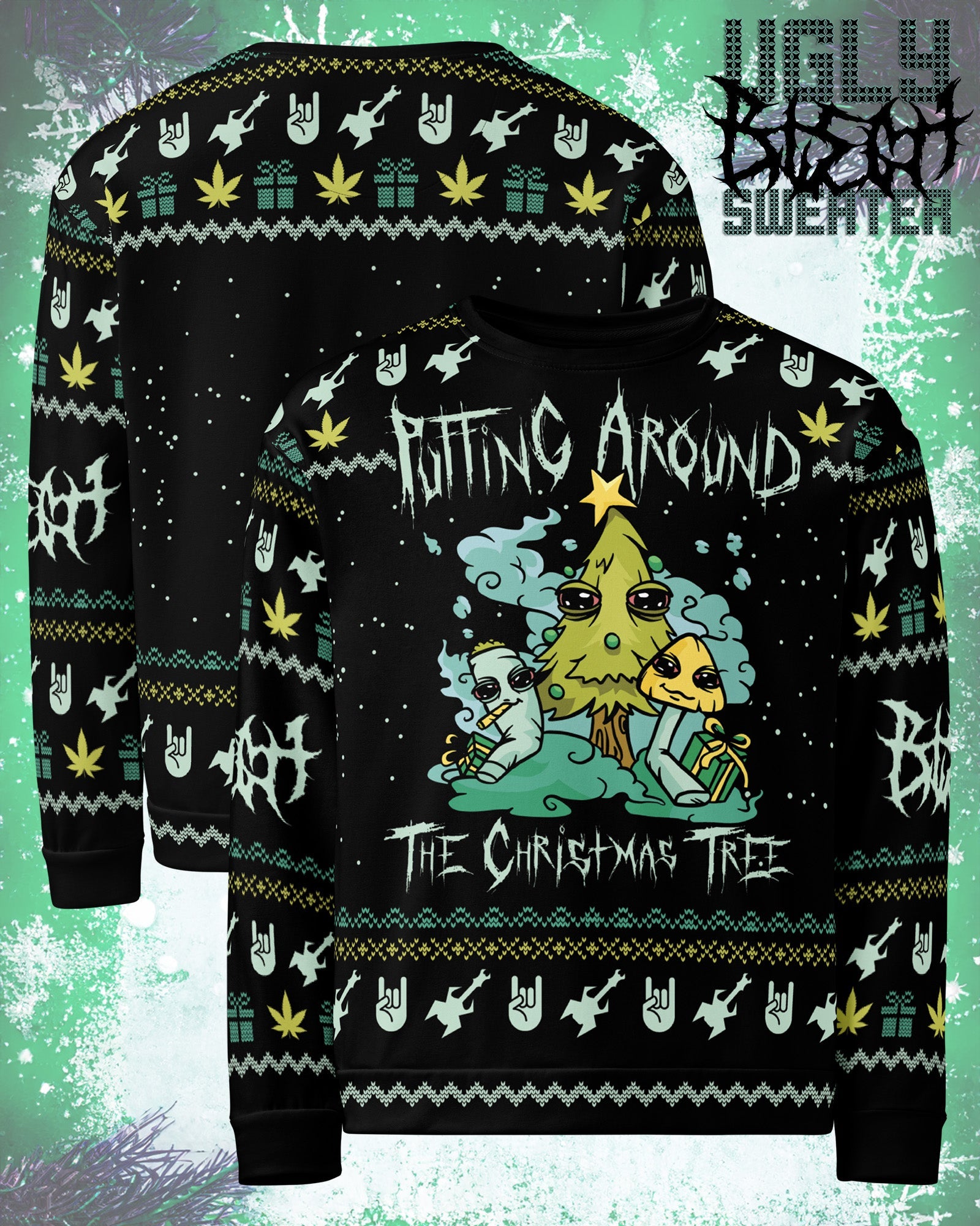 Puffing Around The Christmas Tree Sweater - Blegh Hats