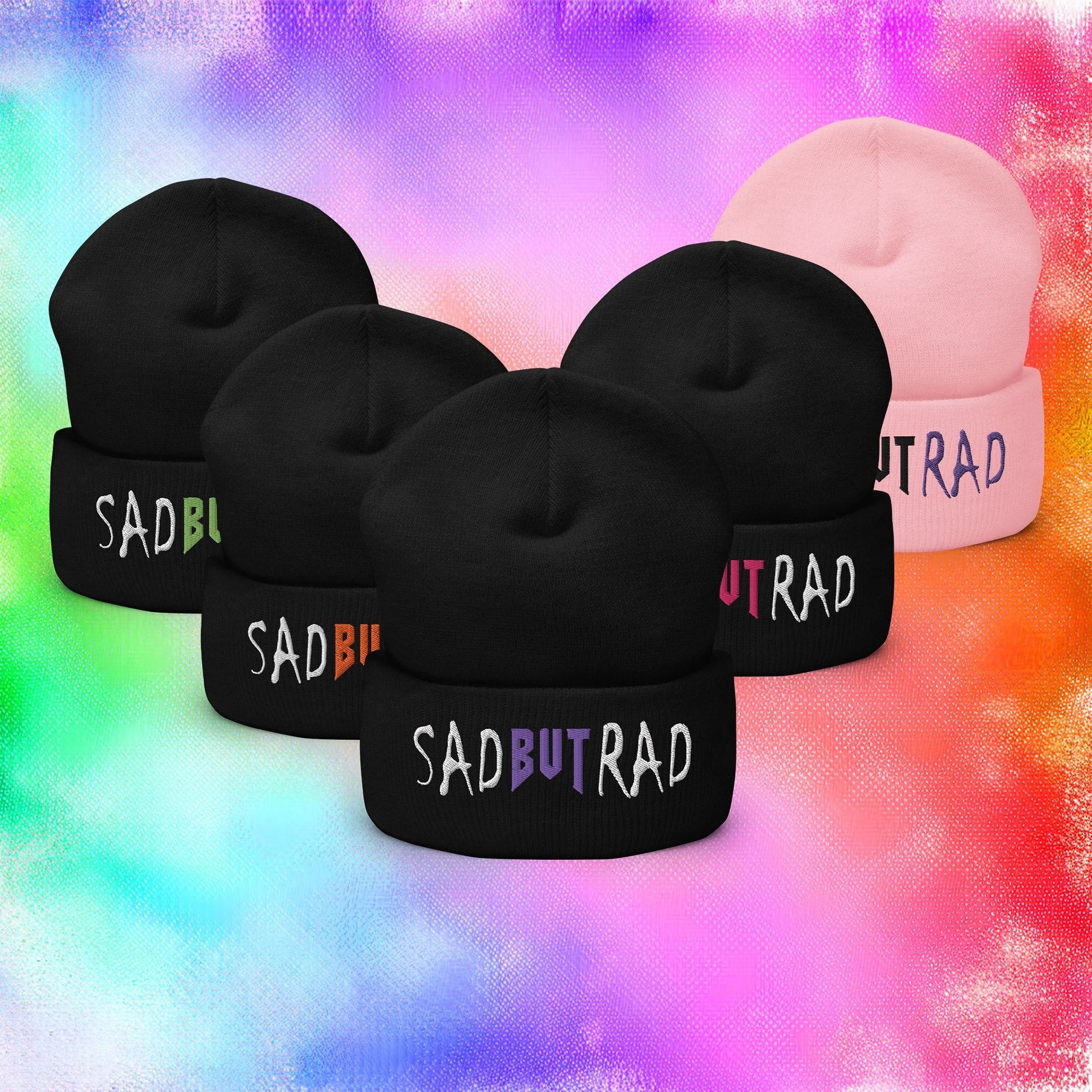 Sad But Rad Beanie - Blegh Hats