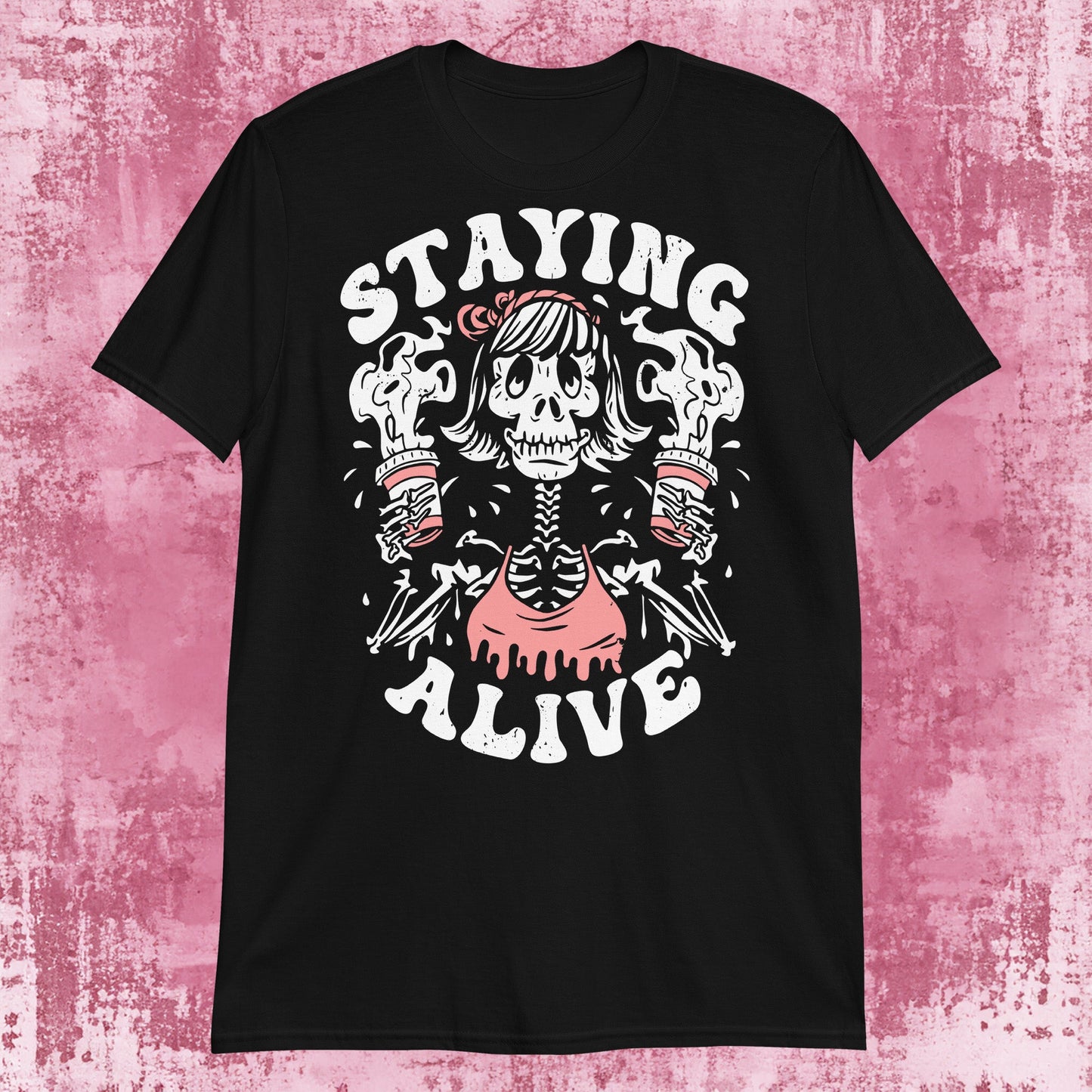 Staying Alive T-Shirt - Blegh Hats