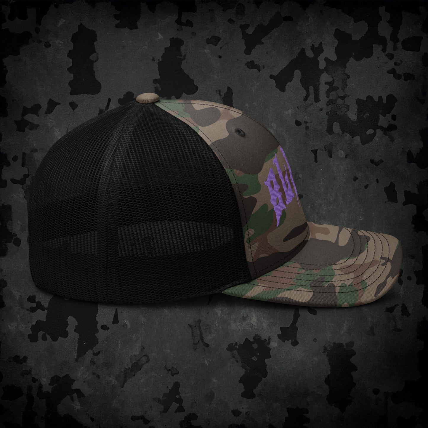 Blegh Camouflage Trucker Hat - Blegh Hats