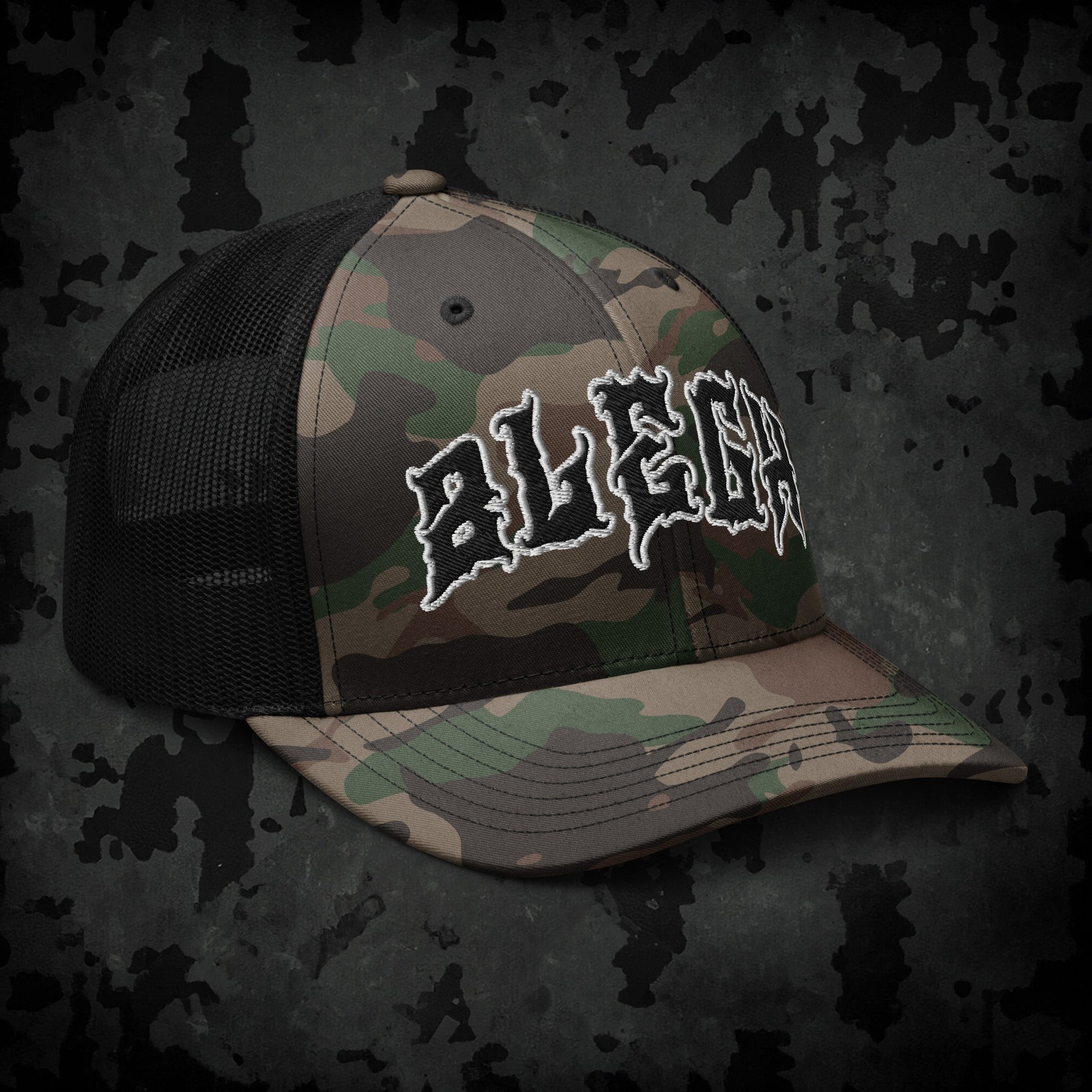 Blegh Camouflage Trucker Hat - Blegh Hats