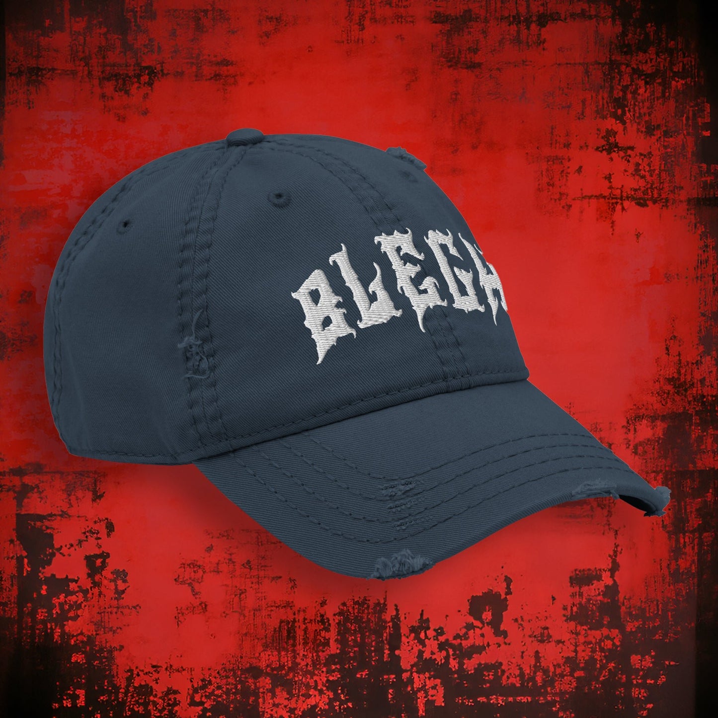 Blegh Distressed Dad Hat - Blegh Hats