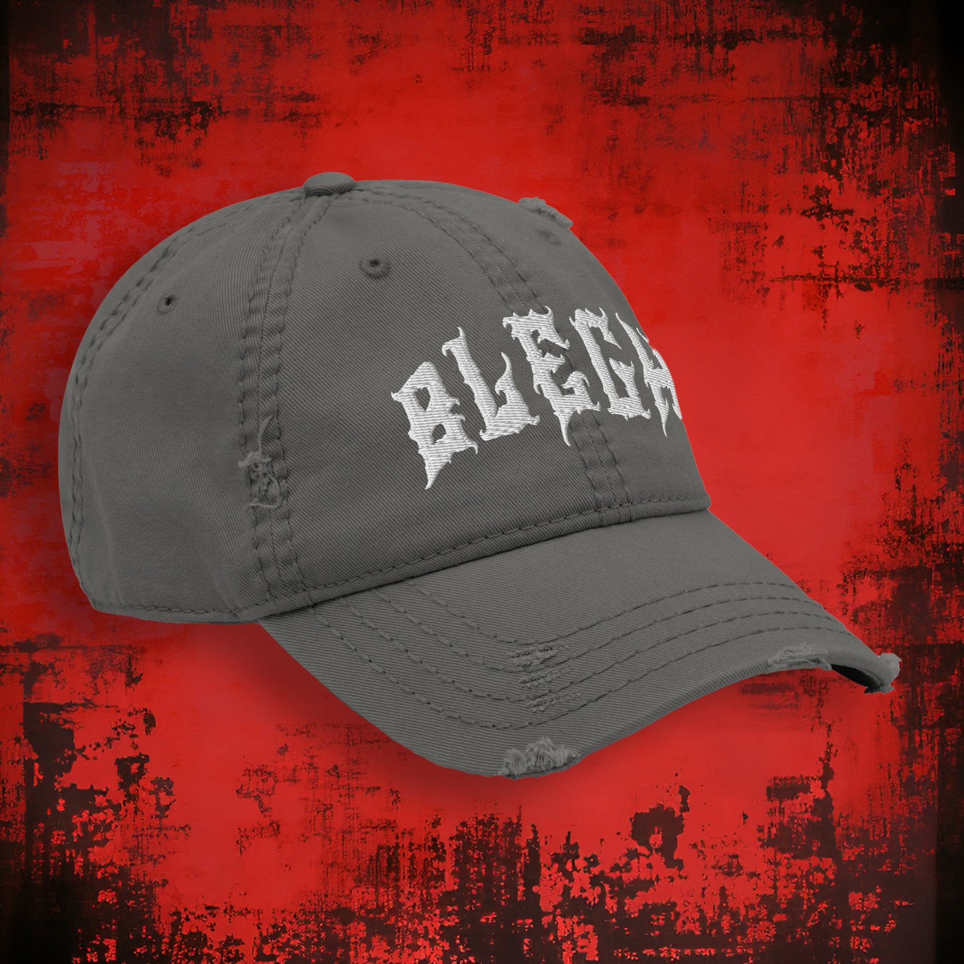 Blegh Distressed Dad Hat - Blegh Hats