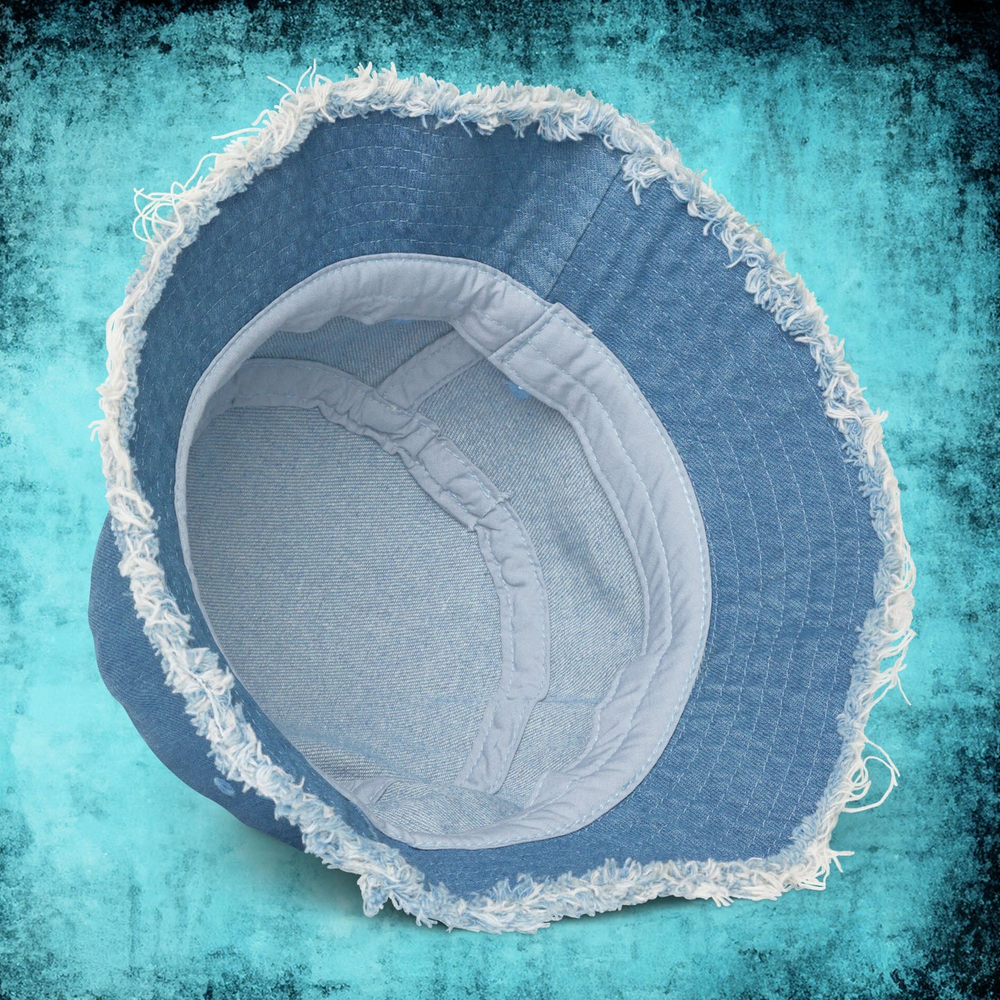 Blegh Distressed Denim Bucket Hat - Blegh Hats