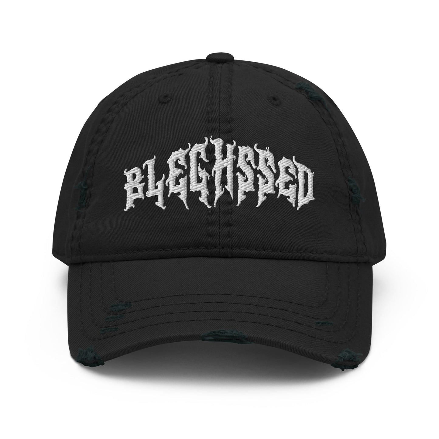 Bleghssed Distressed Dad Hat - Blegh Hats