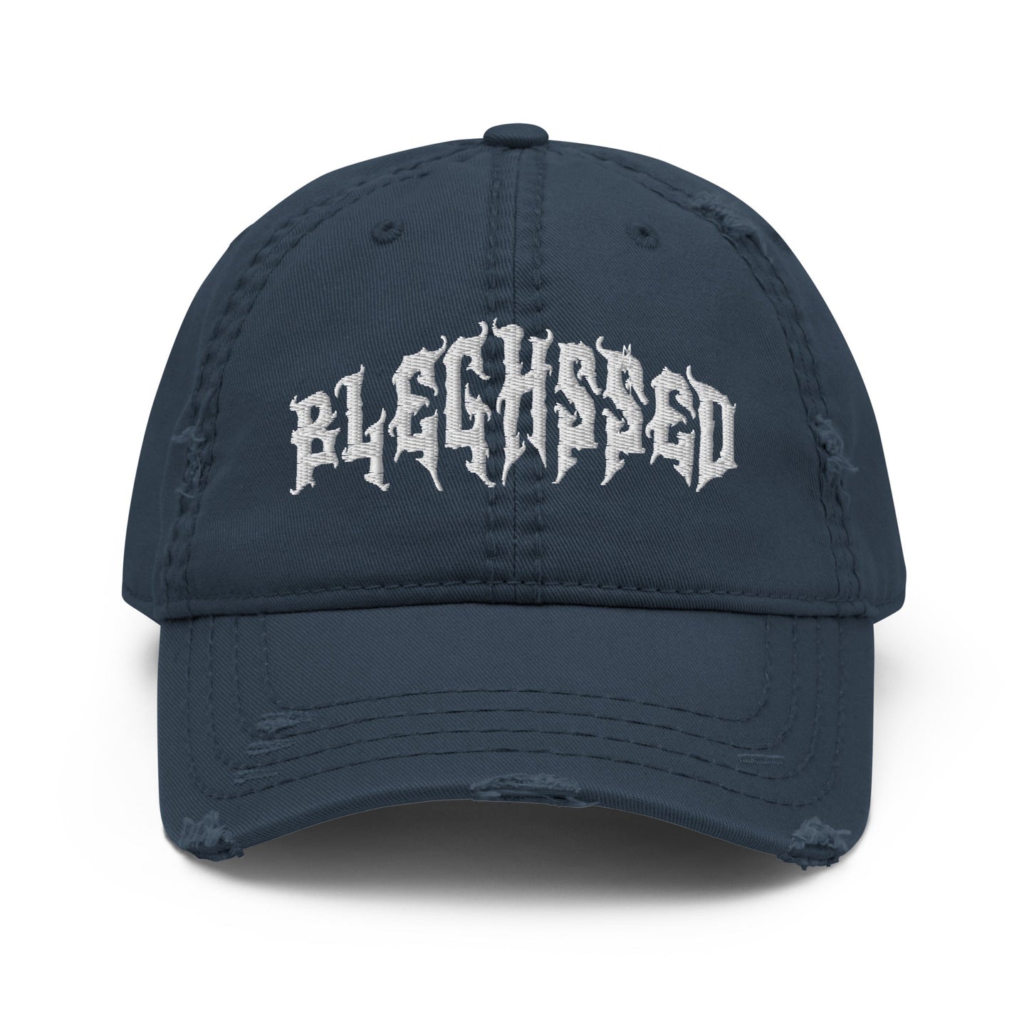 Bleghssed Distressed Dad Hat - Blegh Hats