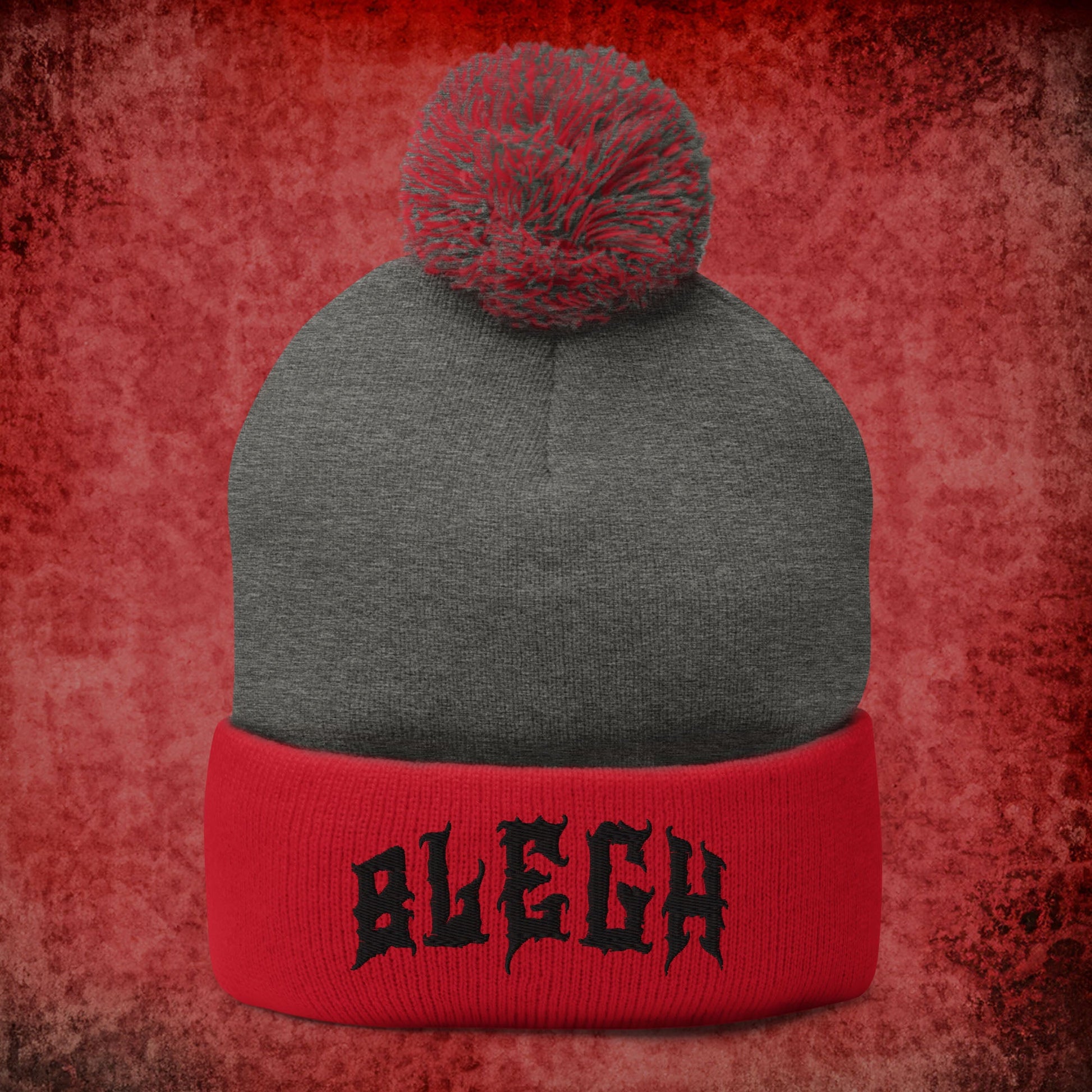 Bright Blegh Pom-Pom Beanie - Blegh Hats