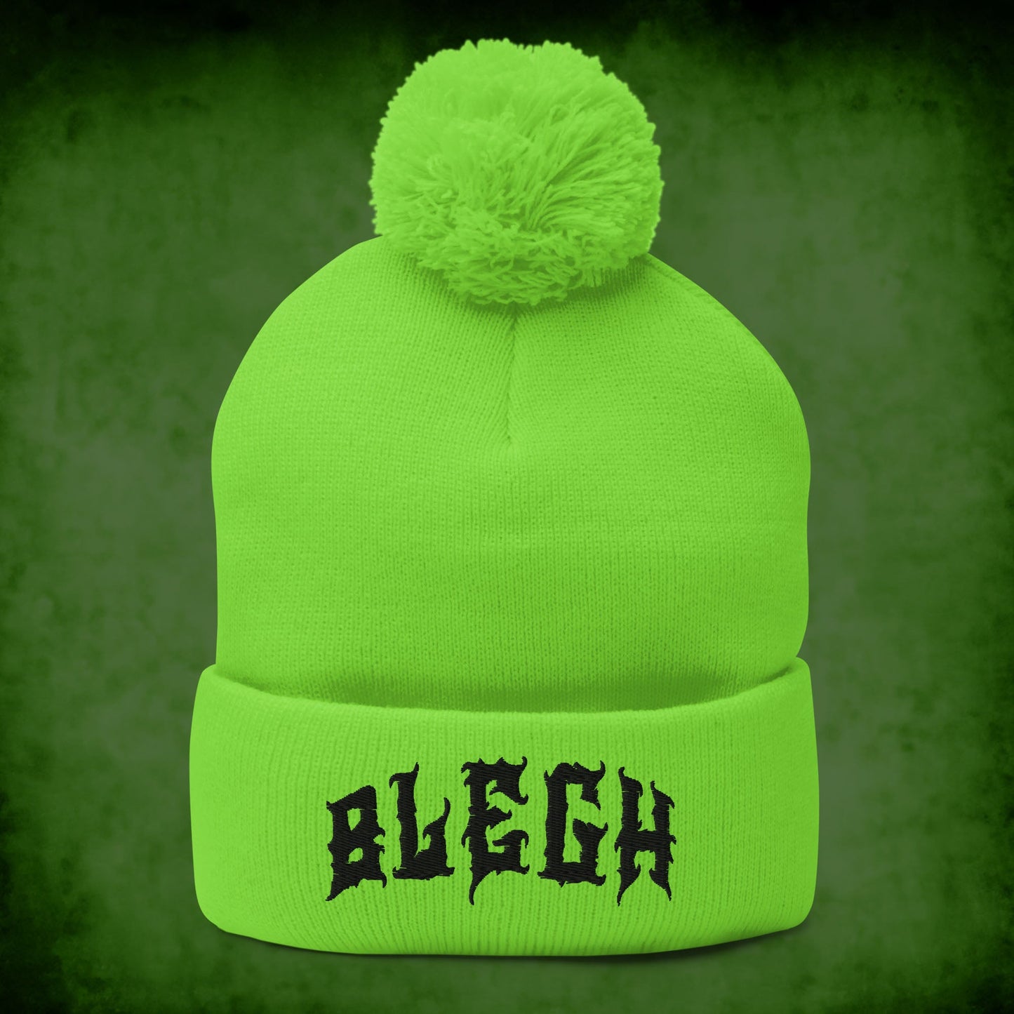 Bright Blegh Pom-Pom Beanie - Blegh Hats