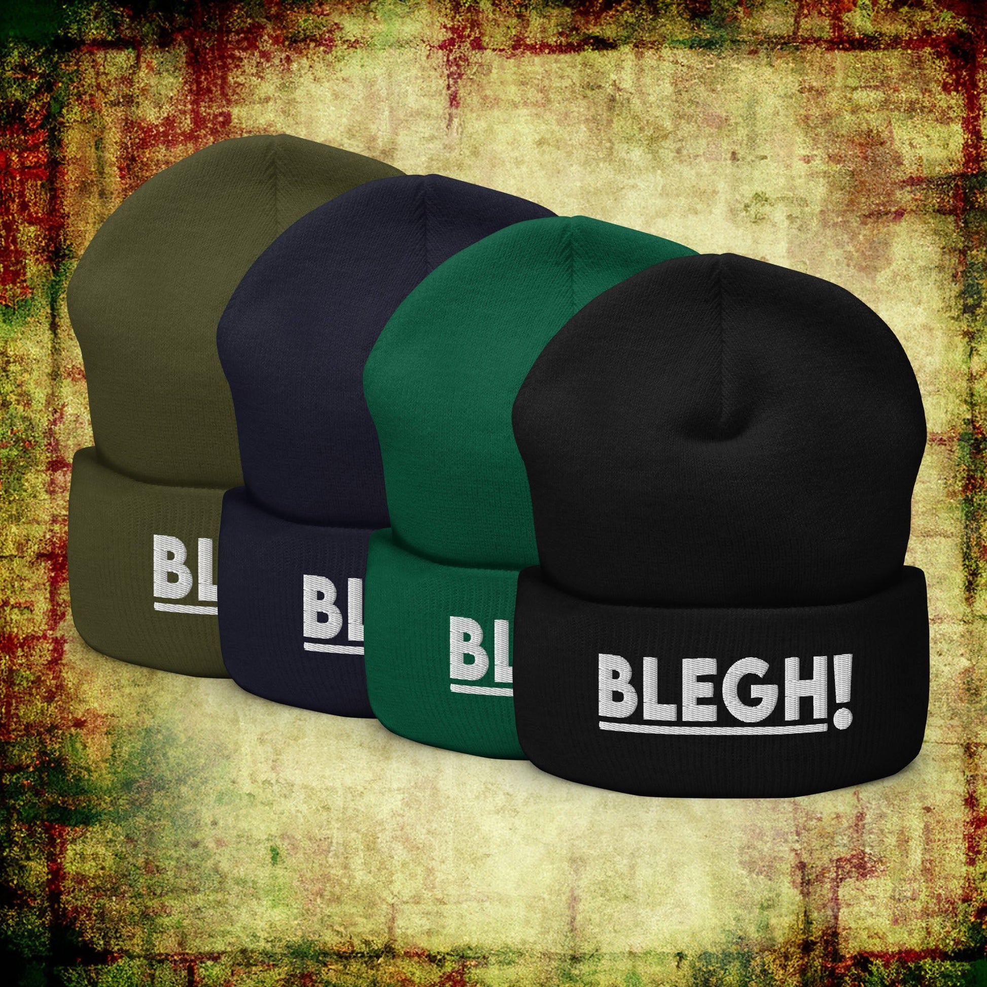 Classic Blegh Cuffed Beanie - Blegh Hats