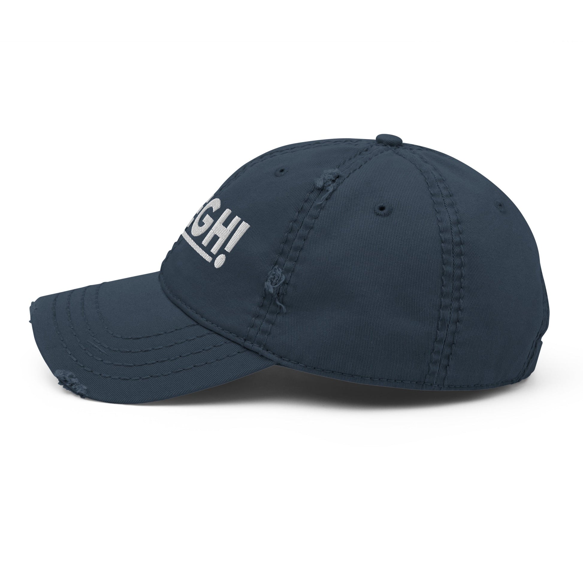 Classic Blegh Distressed Dad Hat - Blegh Hats