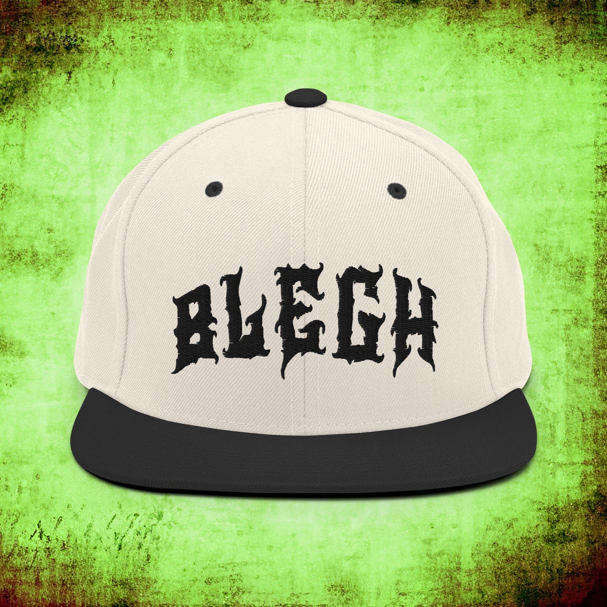 Classic Heather Blegh Snapback Hat - Blegh Hats