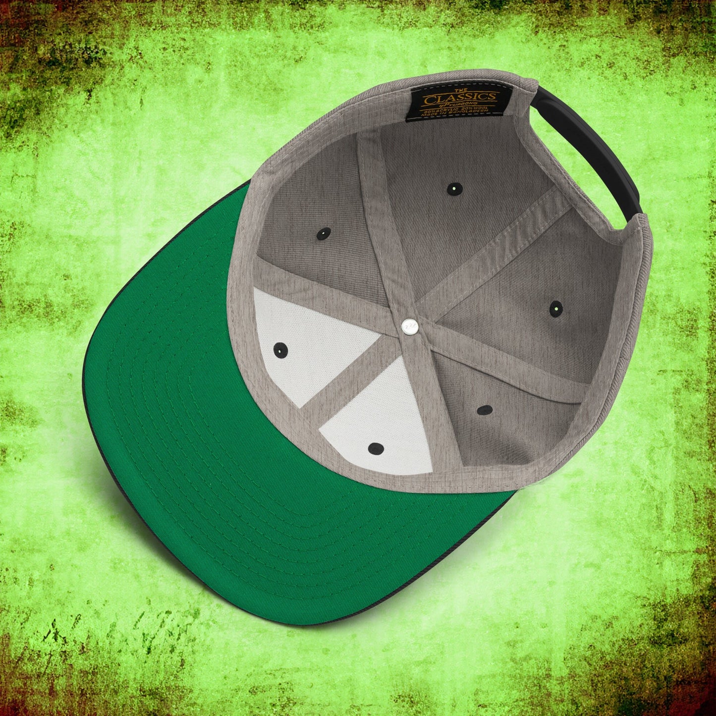 Classic Heather Blegh Snapback Hat - Blegh Hats