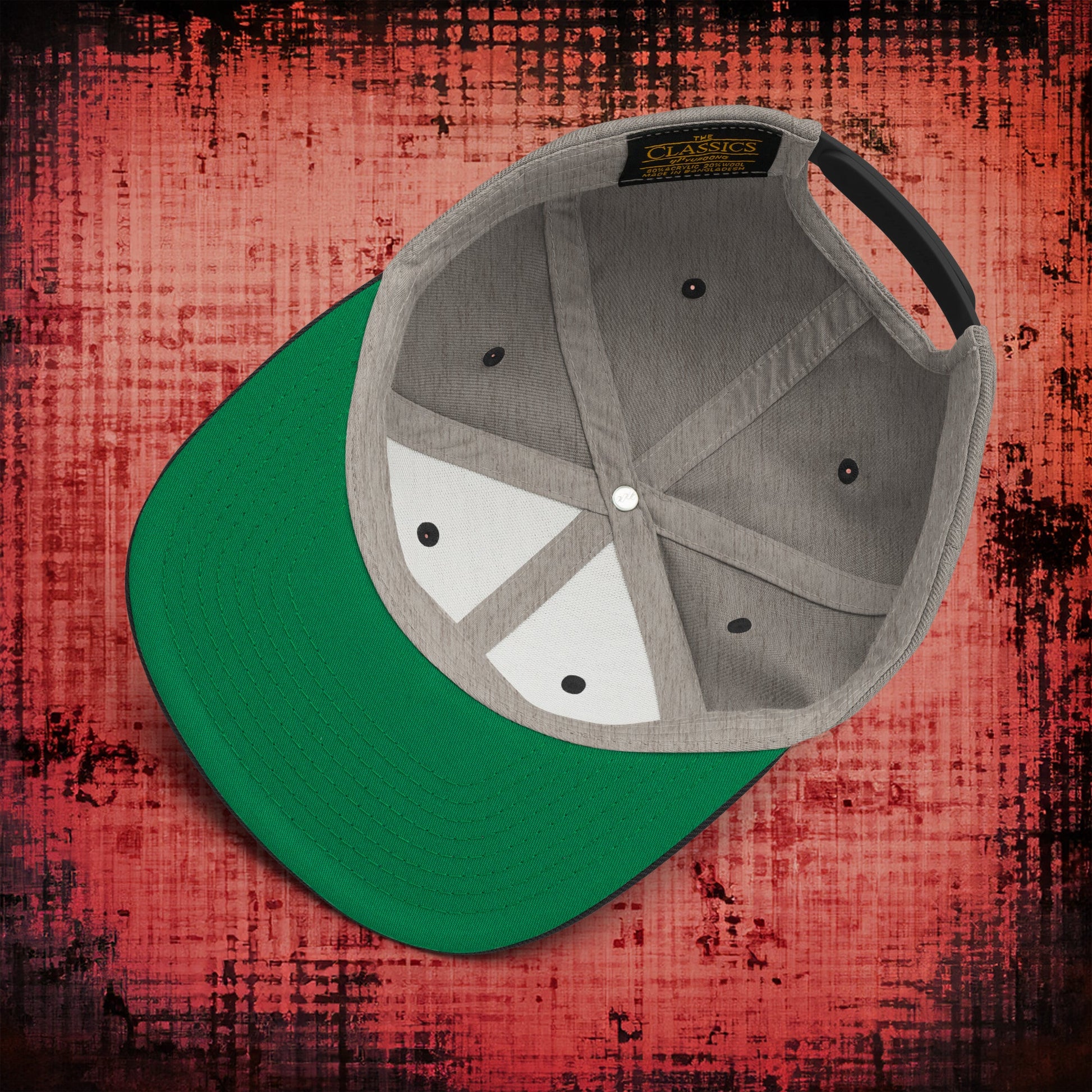 Classy Classic Heather Blegh Snapback Hat - Blegh Hats