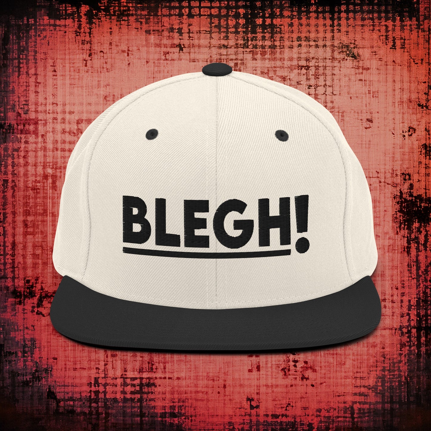 Classy Classic Heather Blegh Snapback Hat - Blegh Hats