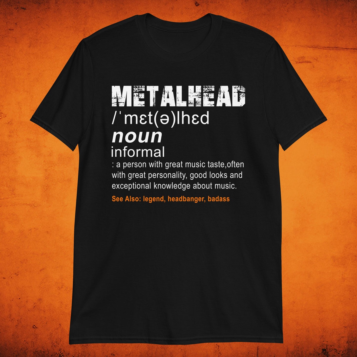 Funny Metalhead Definition T-Shirt - Blegh Hats