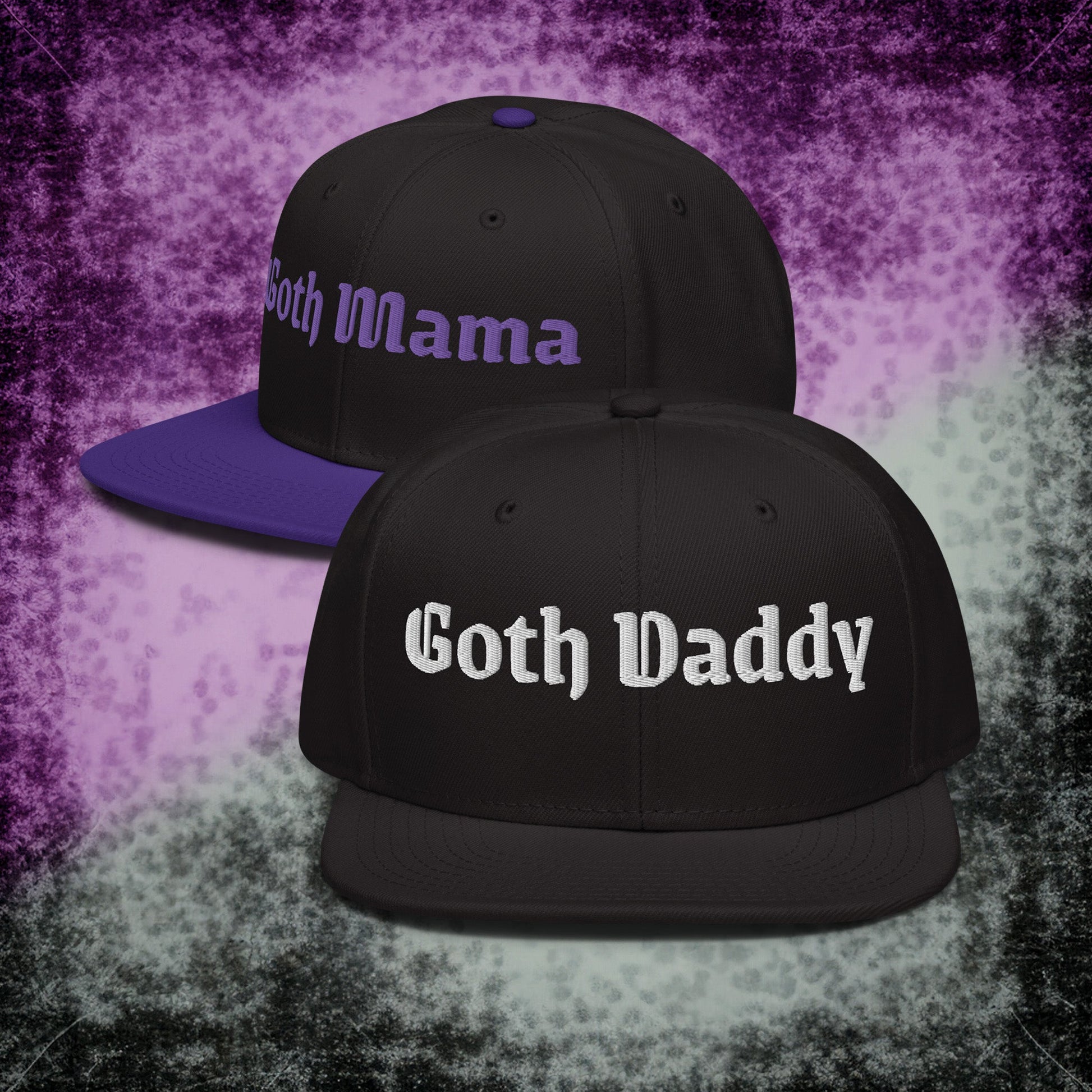 Goth Daddy/Mama Snapback - Blegh Hats