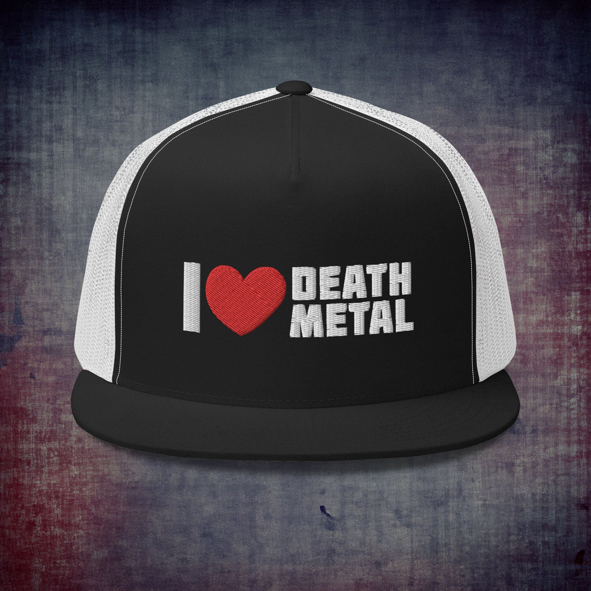 I Love Death Metal Trucker Hat - Blegh Hats