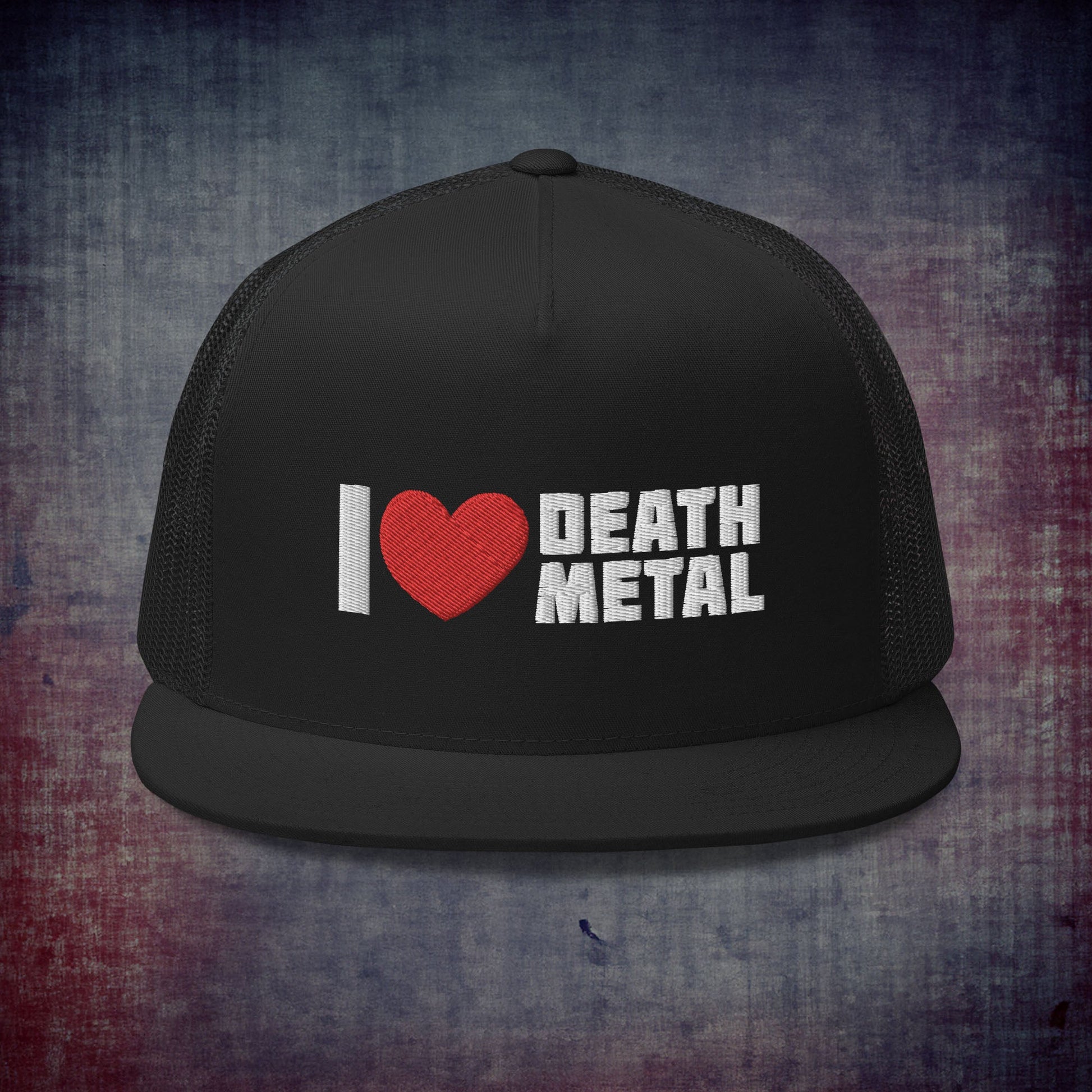 I Love Death Metal Trucker Hat - Blegh Hats