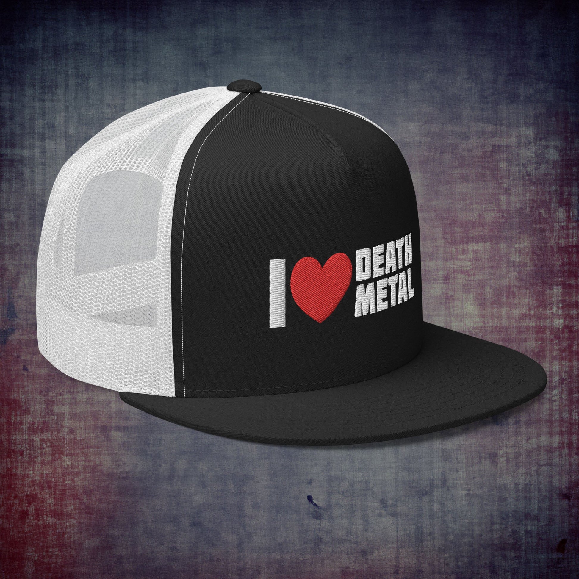 I Love Death Metal Trucker Hat - Blegh Hats