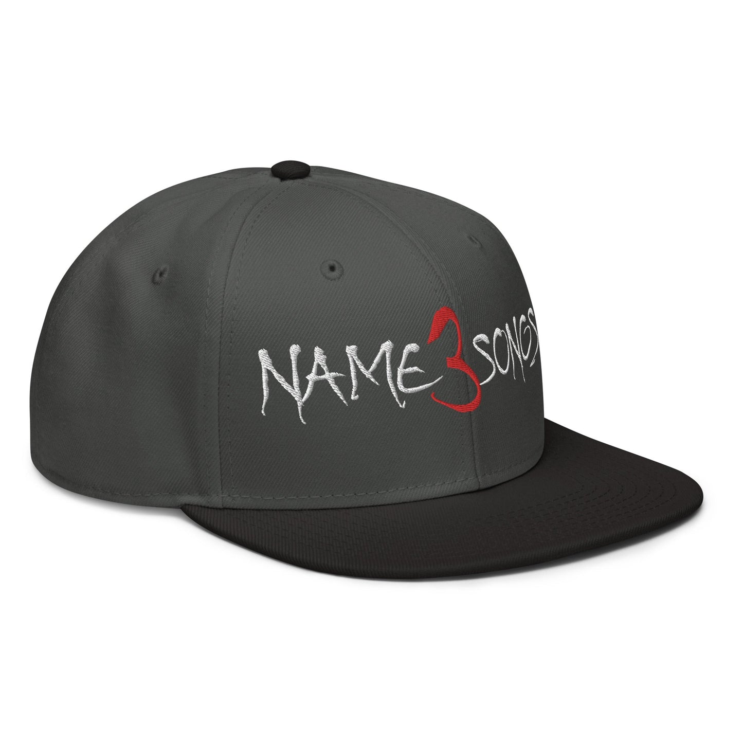 Name 3 Songs Snapback Hat - Blegh Hats