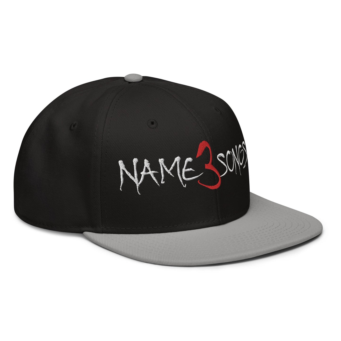 Name 3 Songs Snapback Hat - Blegh Hats