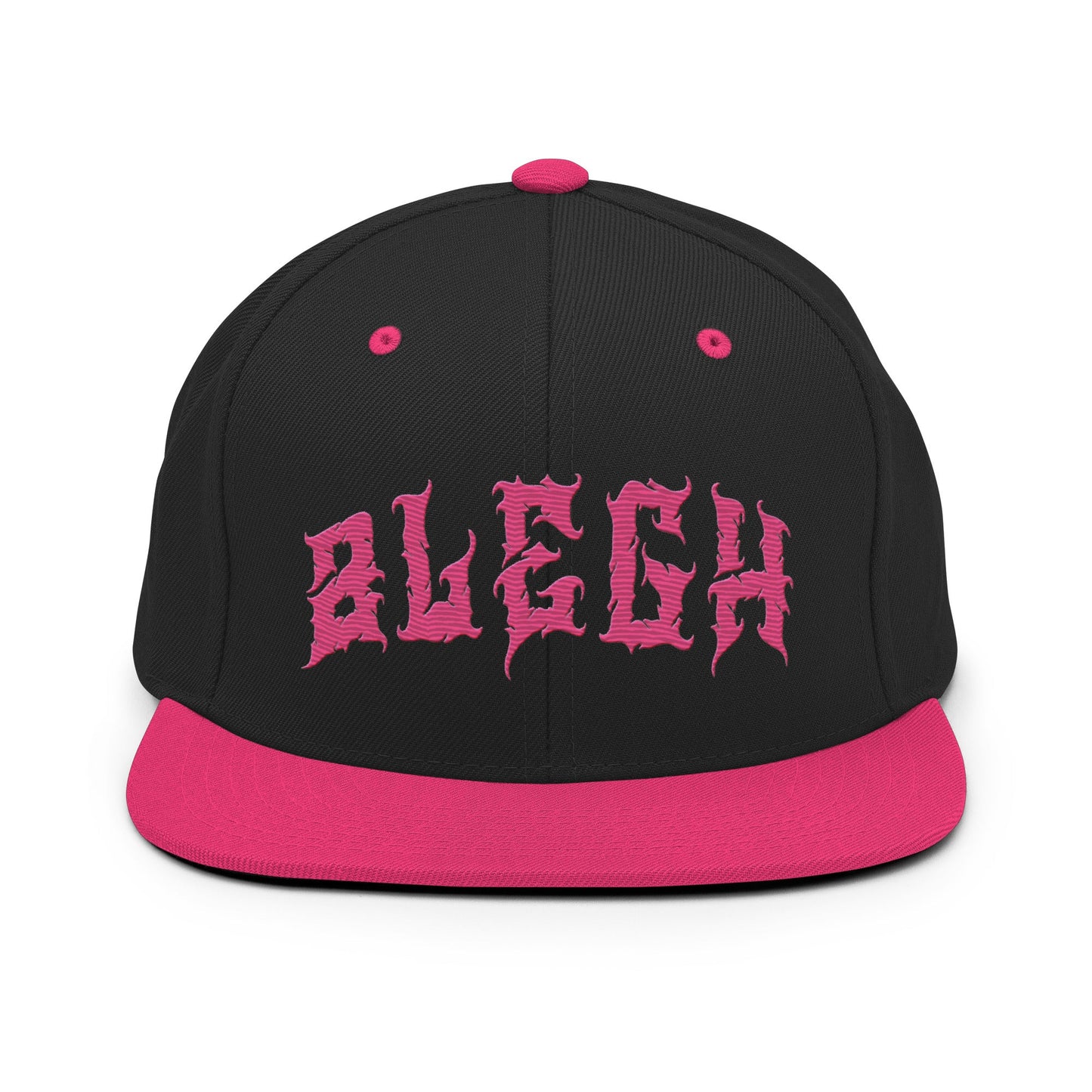 Neon Pink Blegh Snapback Hat - Blegh Hats