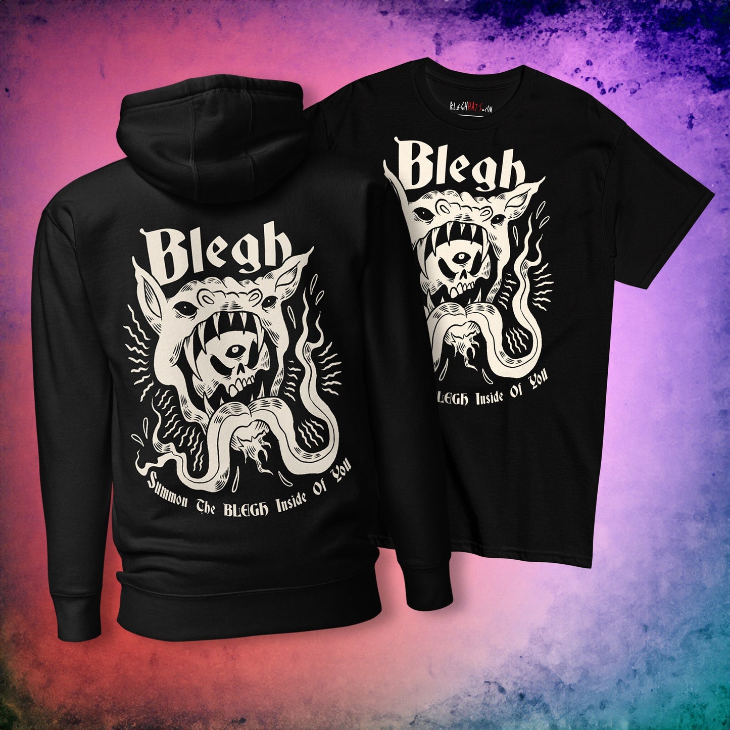 Summon The Blegh T-Shirt/Hoodie - Blegh Hats